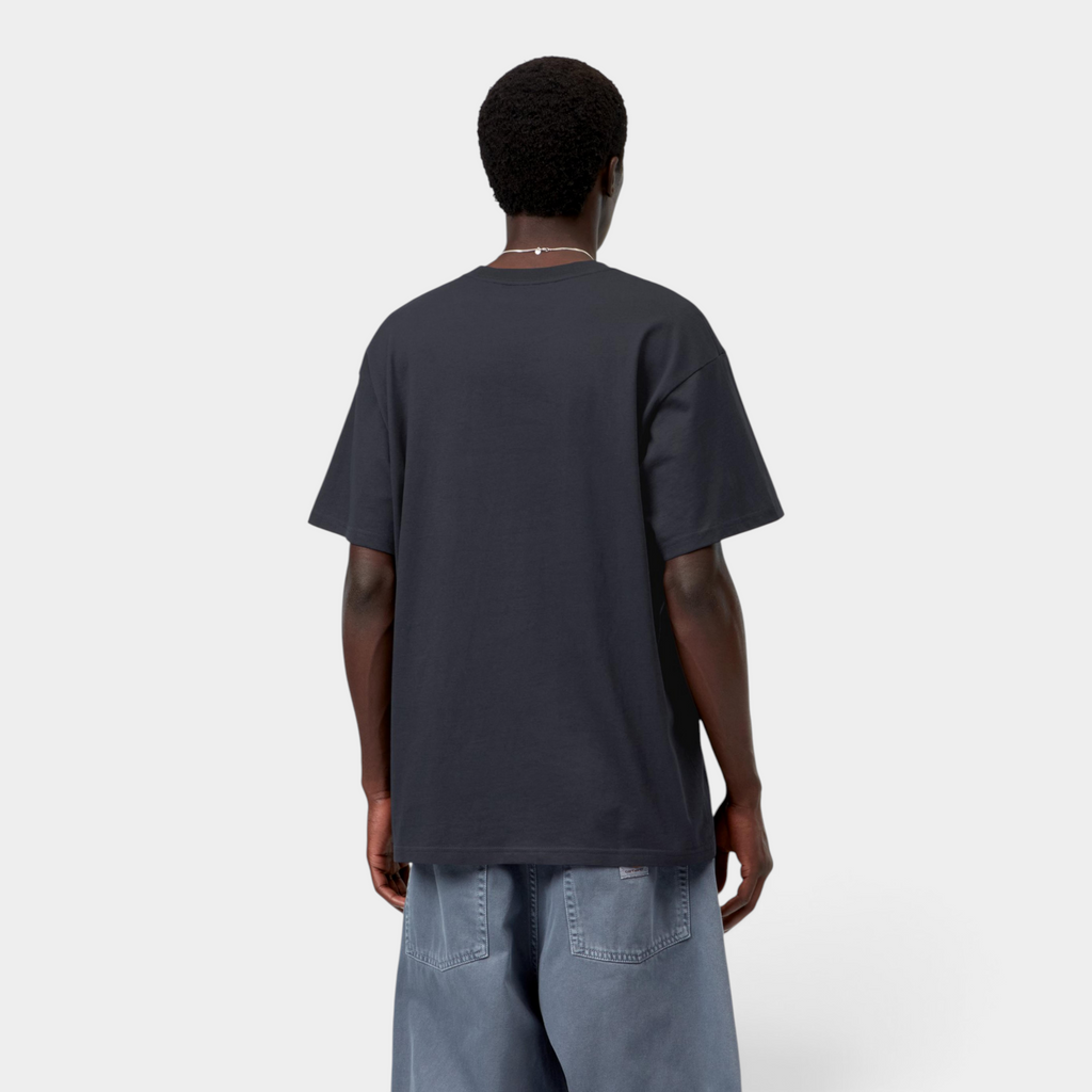 Carhartt Wip Script Embroidery T-shirt - Blu