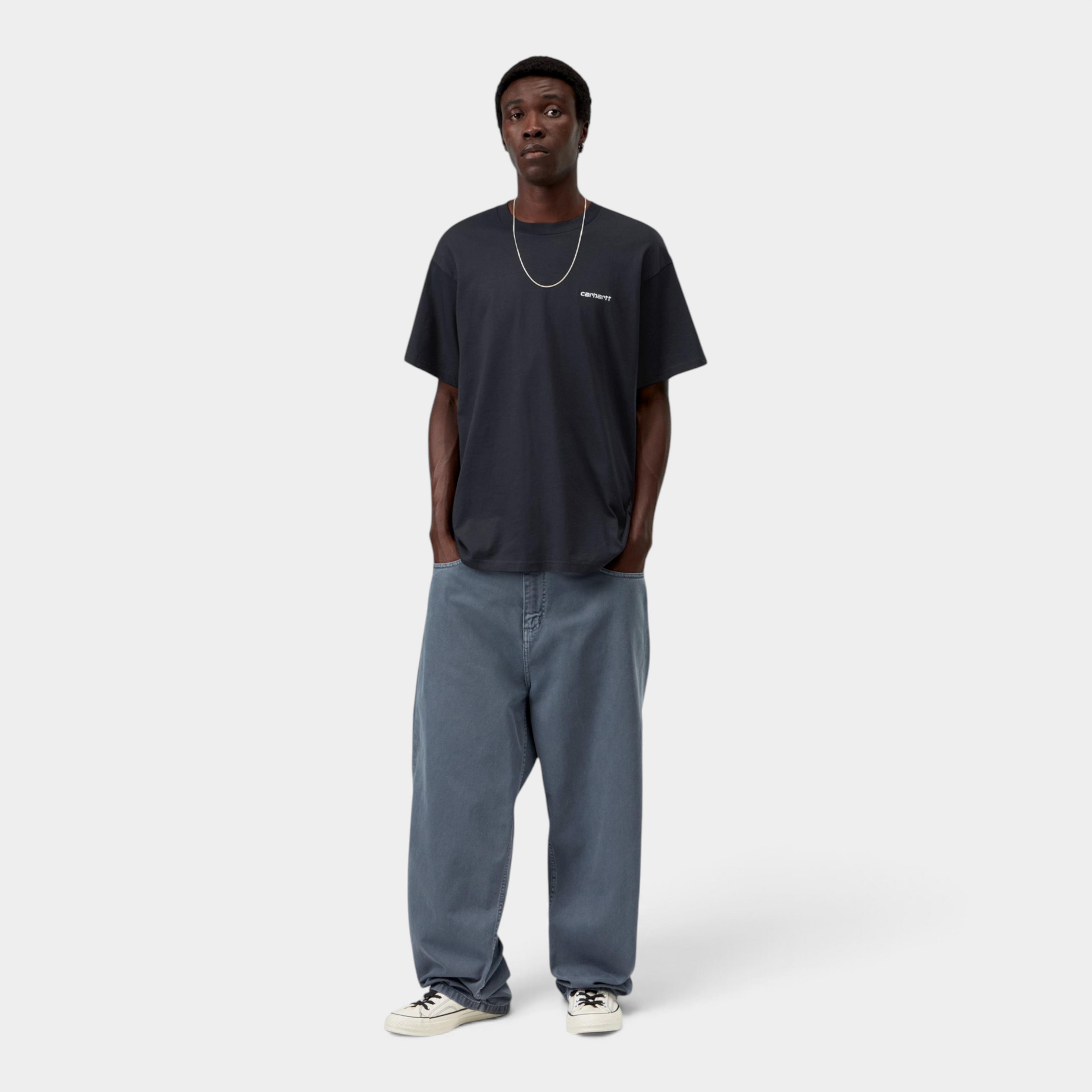 Carhartt Wip Script Embroidery T-shirt - Blu