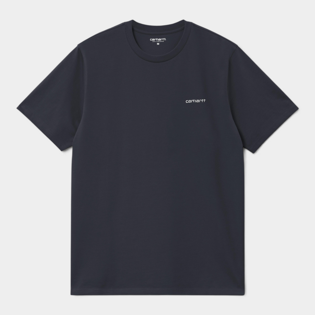 Carhartt Wip Script Embroidery T-shirt - Blu