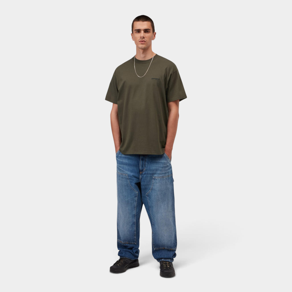 Carhartt Wip Script Embroidery T-shirt - Cipresso