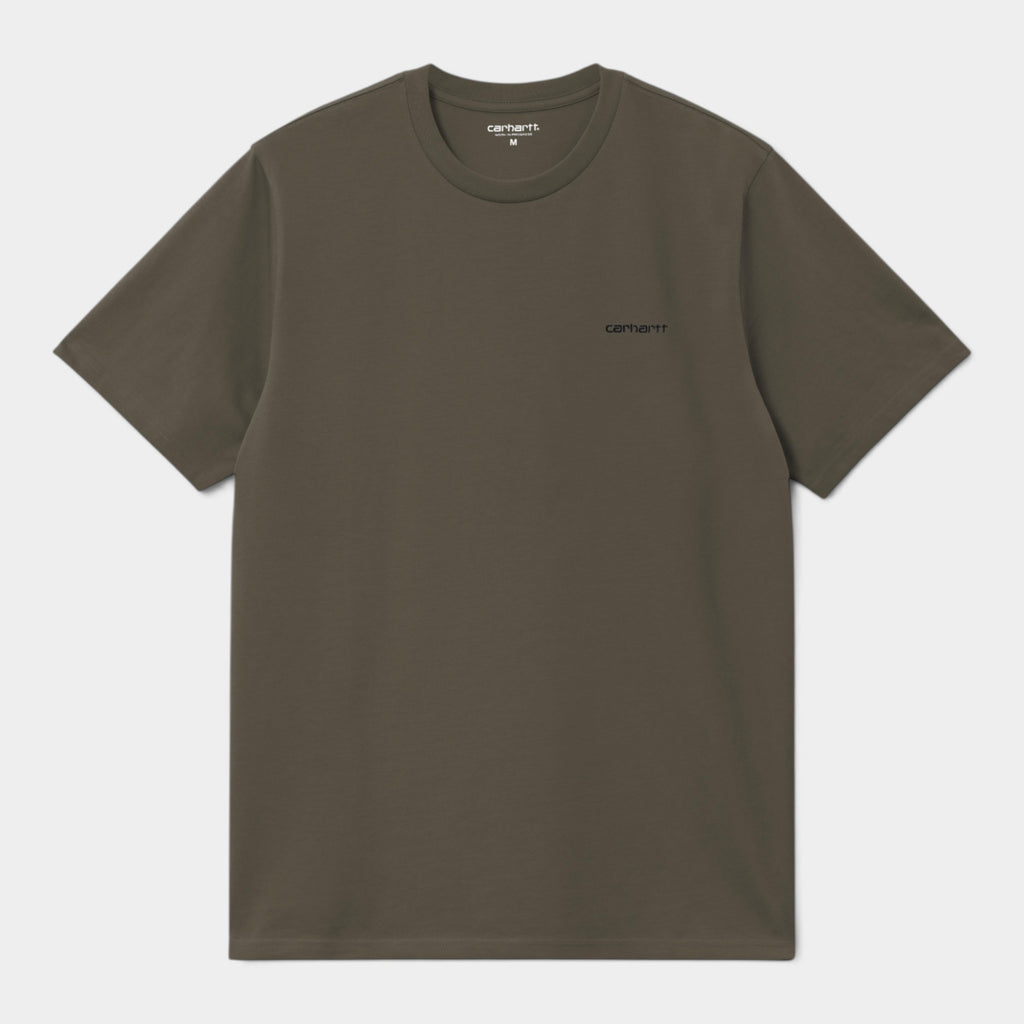 Carhartt Wip Script Embroidery T-shirt - Cipresso