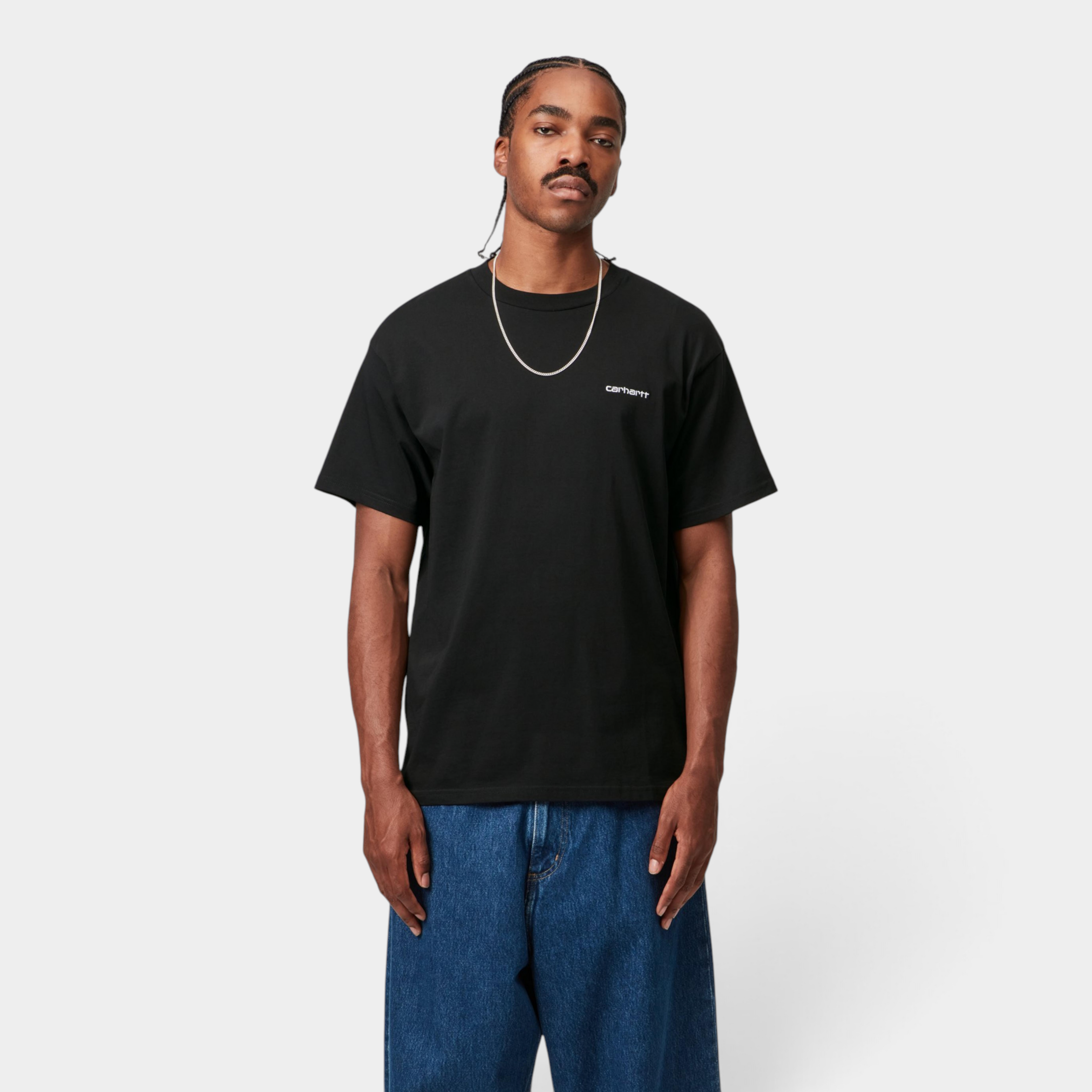 Carhartt Wip Script Embroidery T-shirt - Nero