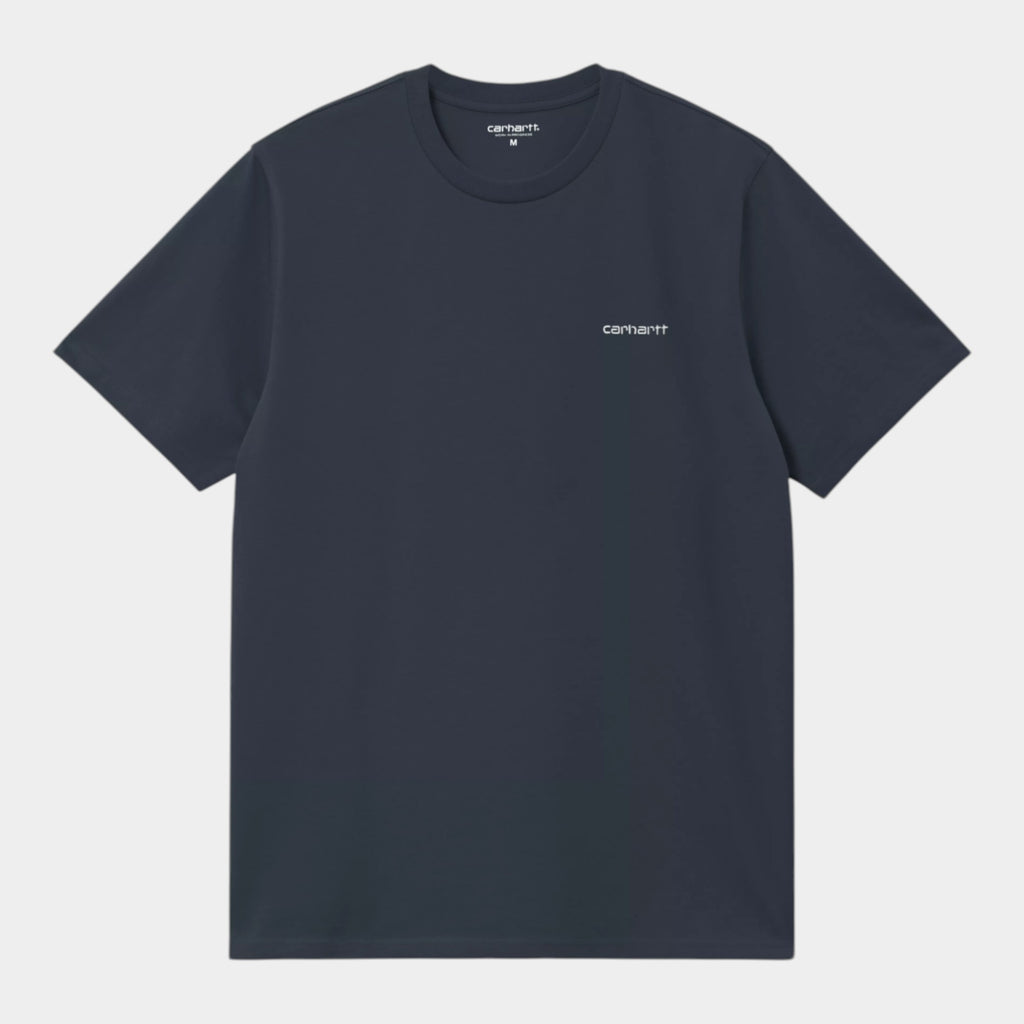 Carhartt Wip Script Embroidery T-shirt - Blu scuro