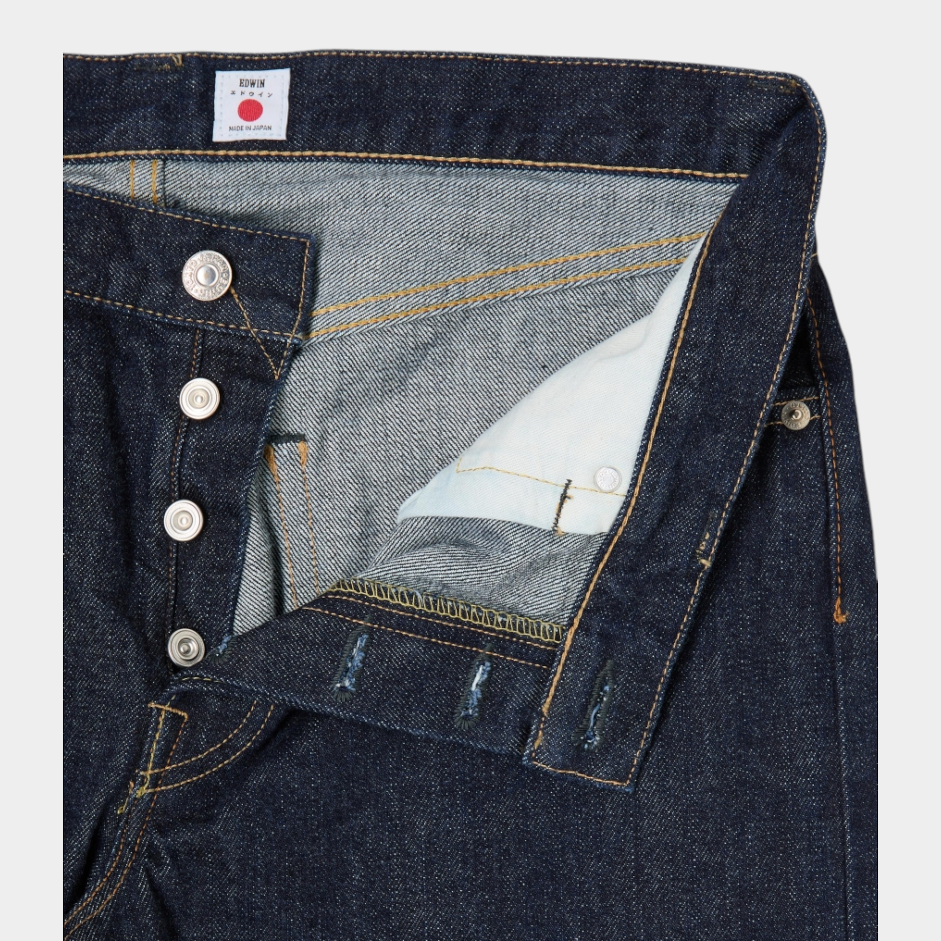 Edwin Jeans Regular Tapered - Blu Rinsed