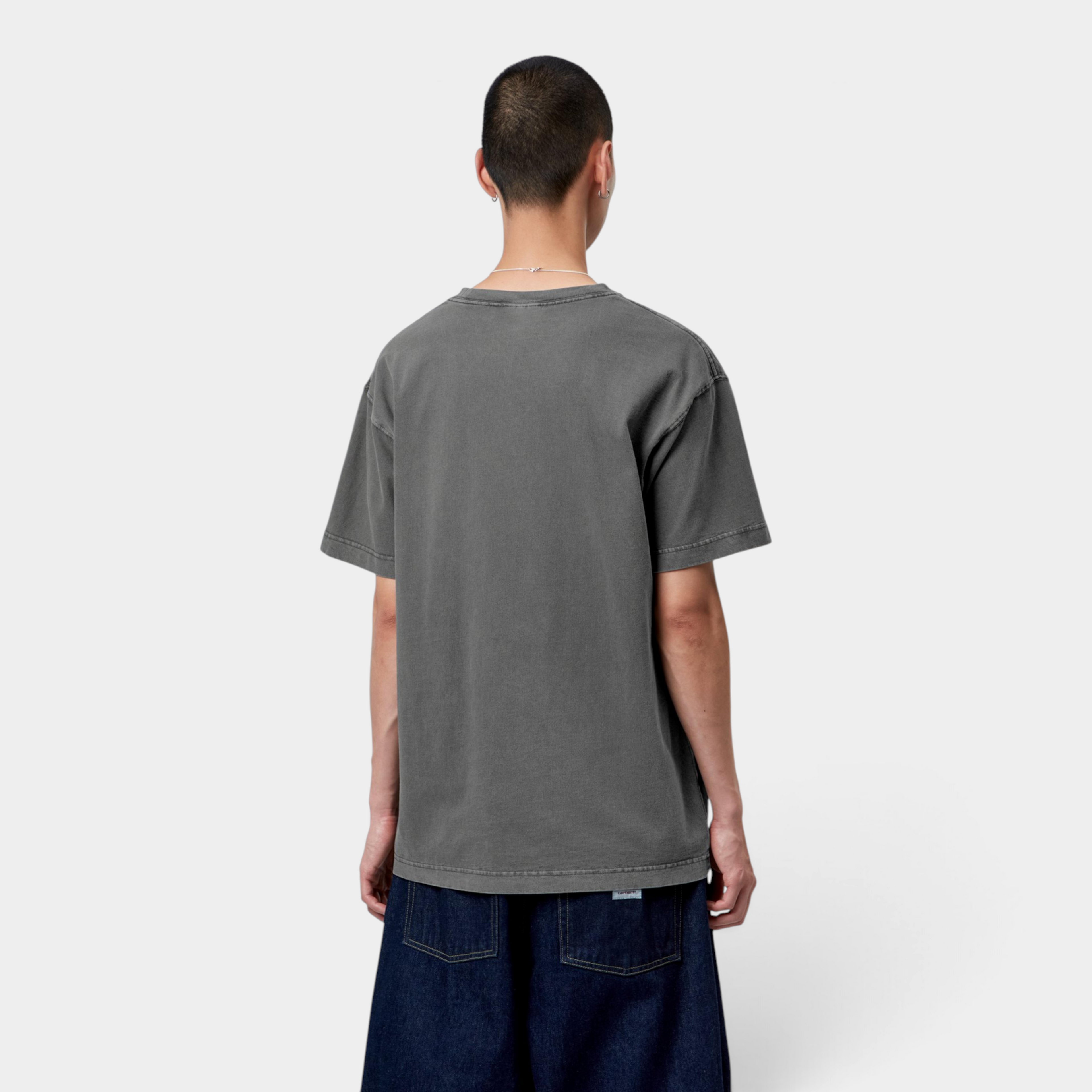 Carhartt Wip Tee Shirt Vista slavata - Nero