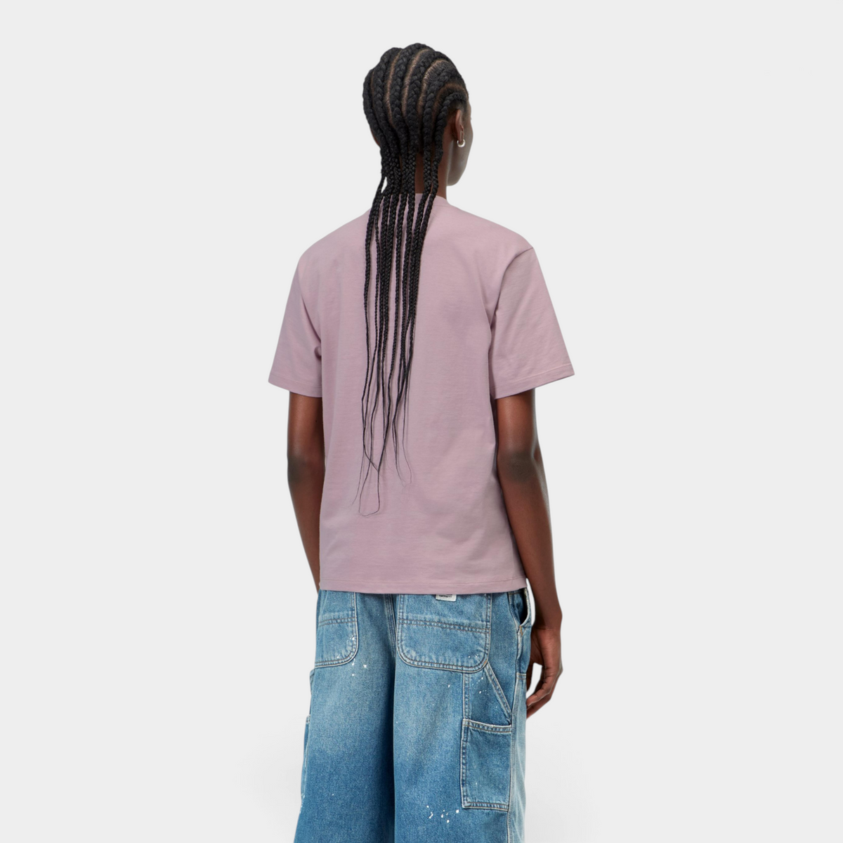 Carhartt Wip W' T-shirt con taschino - Rosa chiaro