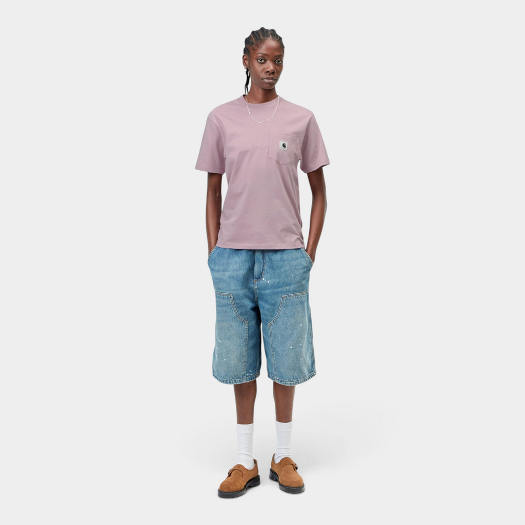 Carhartt Wip W' T-shirt con taschino - Rosa chiaro