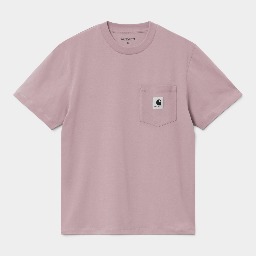 Carhartt Wip W' T-shirt con taschino - Rosa chiaro