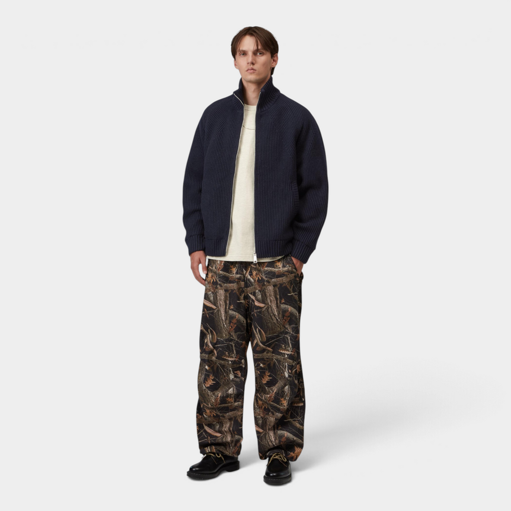Carhartt Wip Giubbino Banley in maglia di lana - Blu