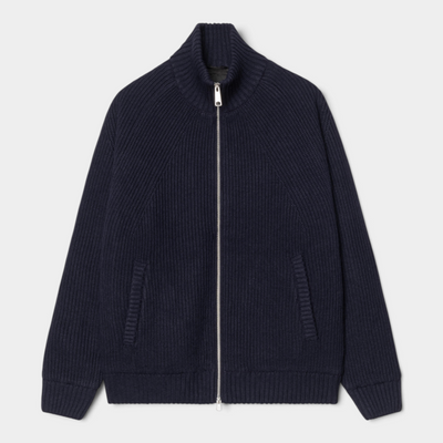 Carhartt Wip Giubbino Banley in maglia di lana - Blu