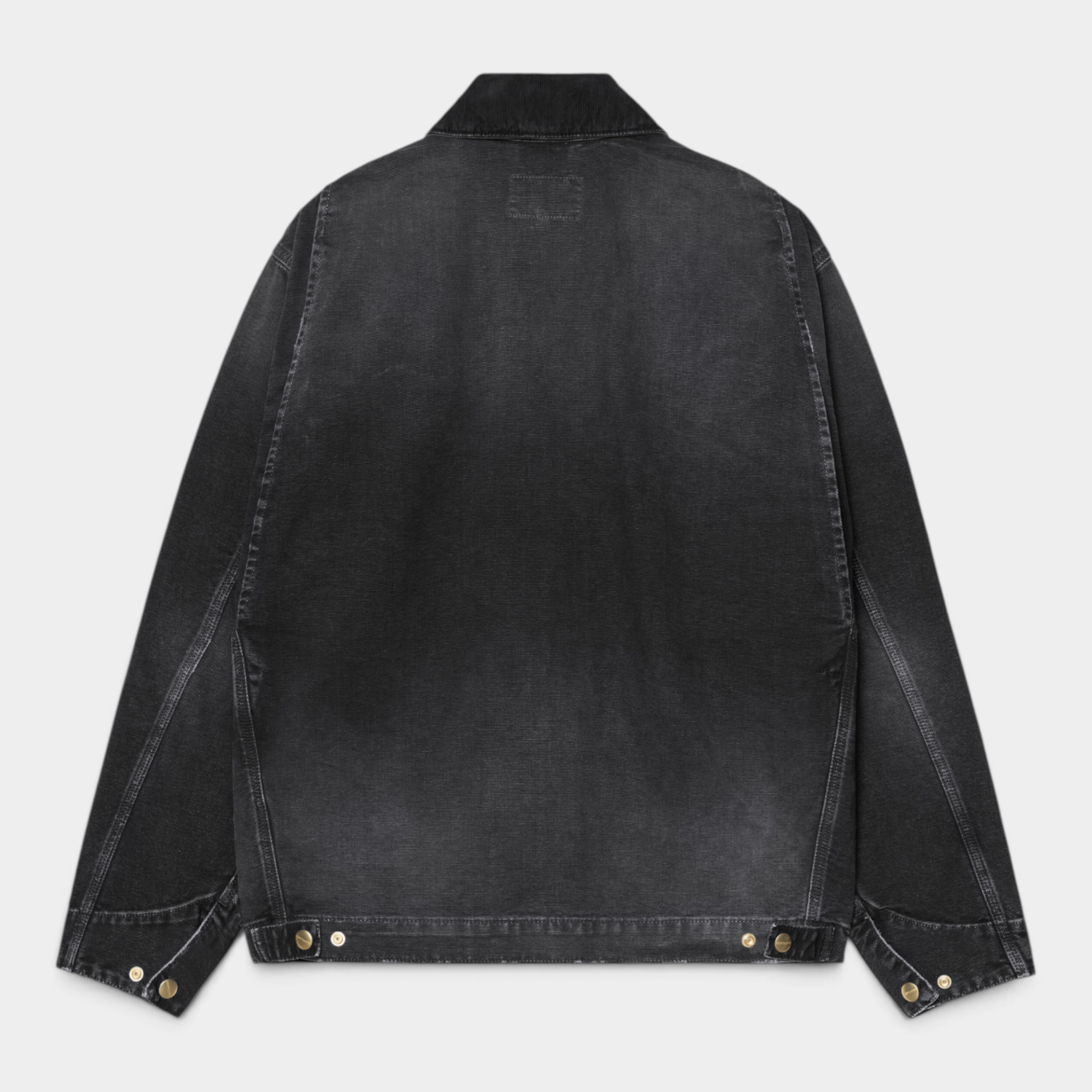 Carhartt Wip Giubbino Detroit effetto Destroy - Nero lavato