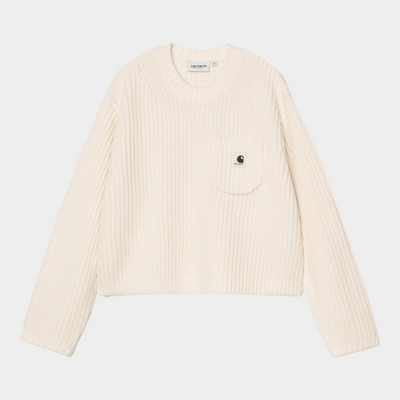 Carhartt Wip W' Maglia a coste Mira - Naturale