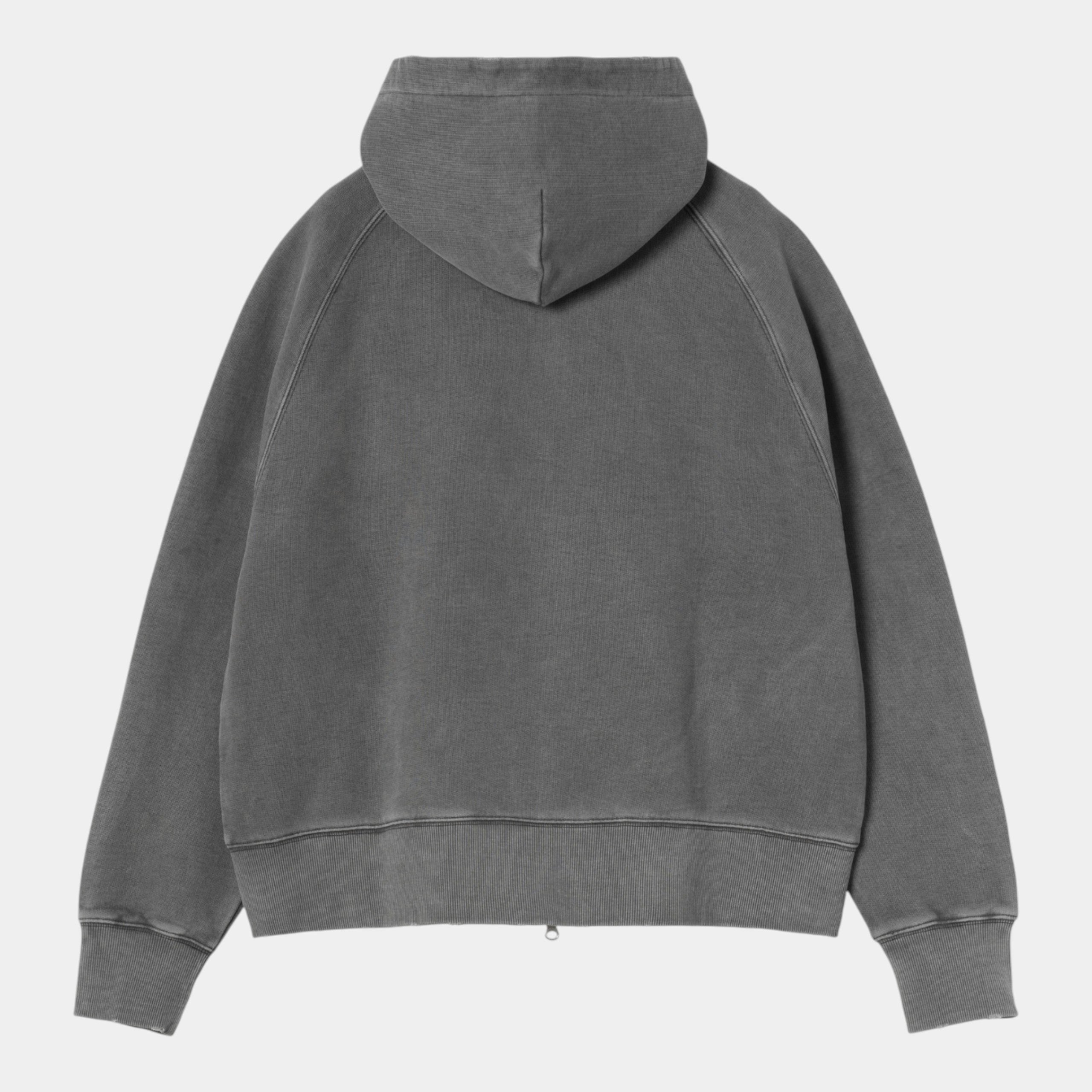 Carhartt Wip Felpa con zip W' Torion - Grigio scuro