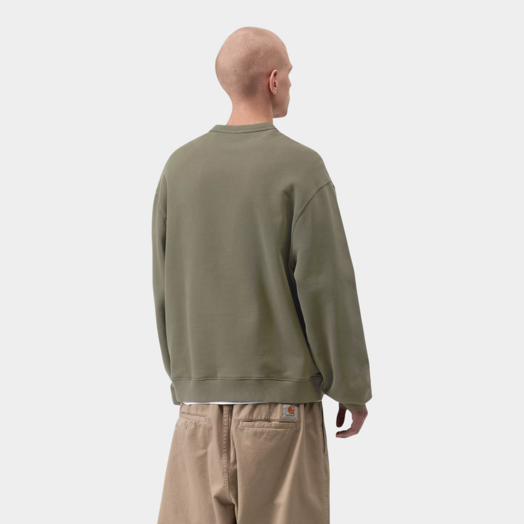 Carhartt Wip Felpa girocollo Faded Pond - Verde