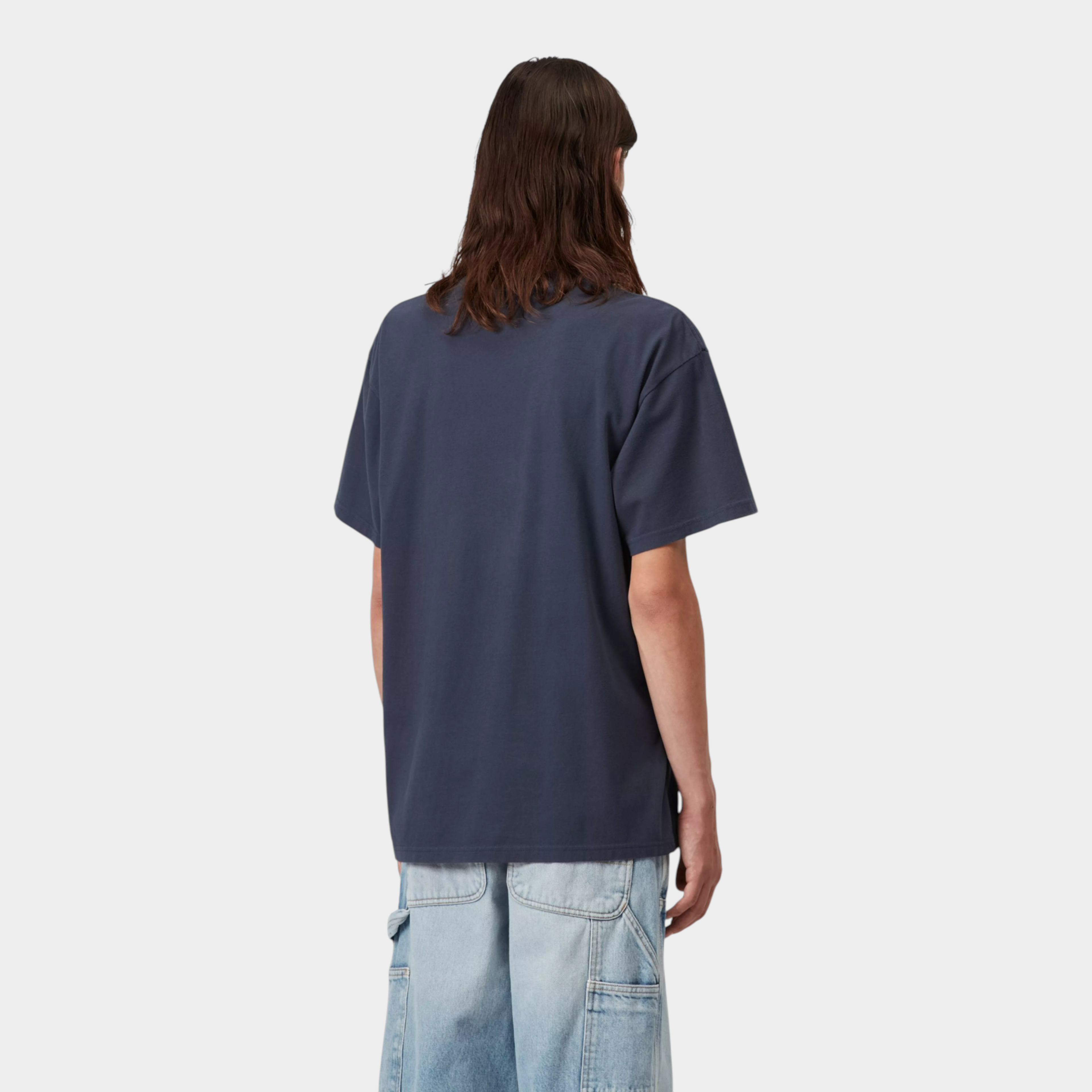 Carhartt Wip Tee shirt Pond Corps - Blu