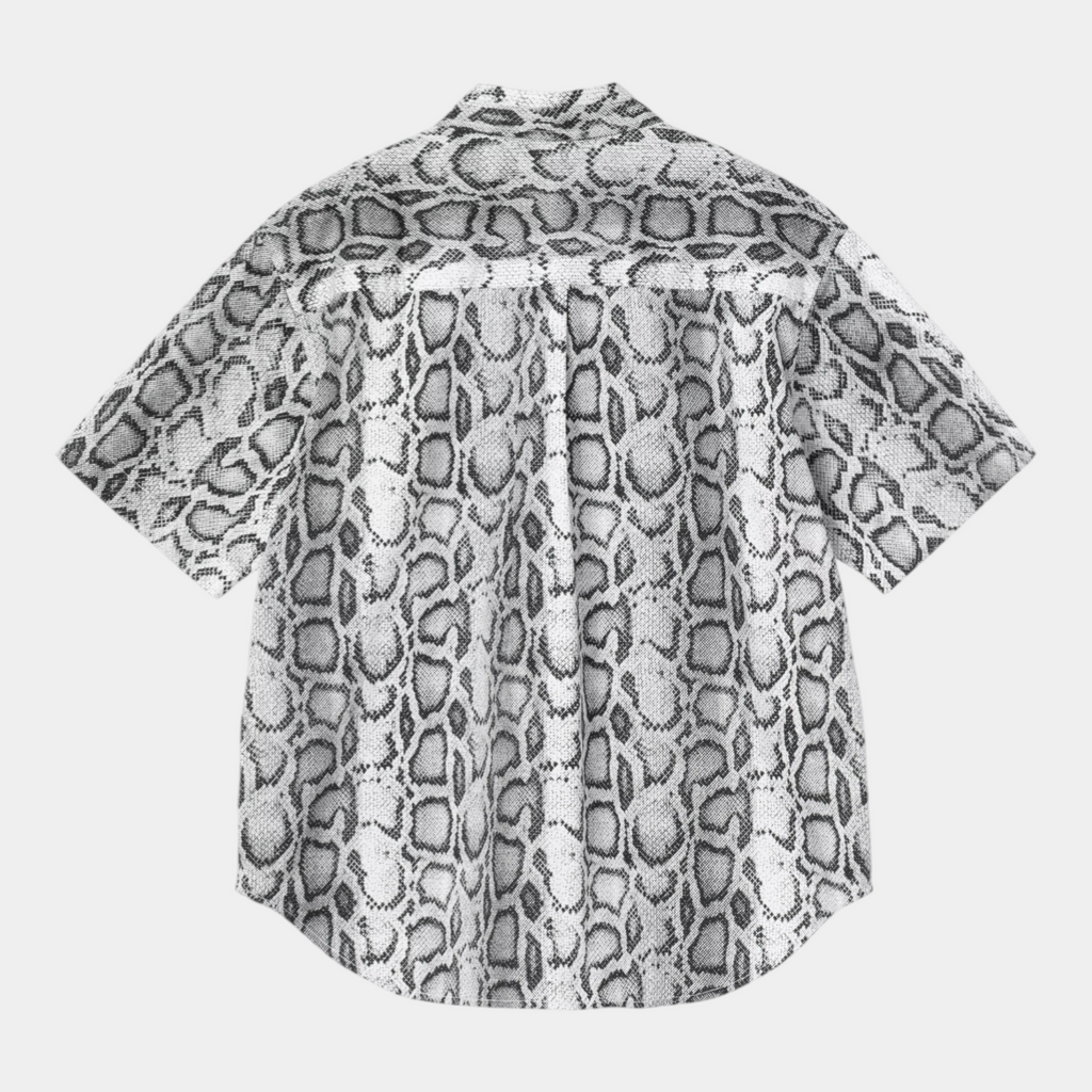 Carhartt Wip Camiciotto W' Snake camo - Bianco/Nero