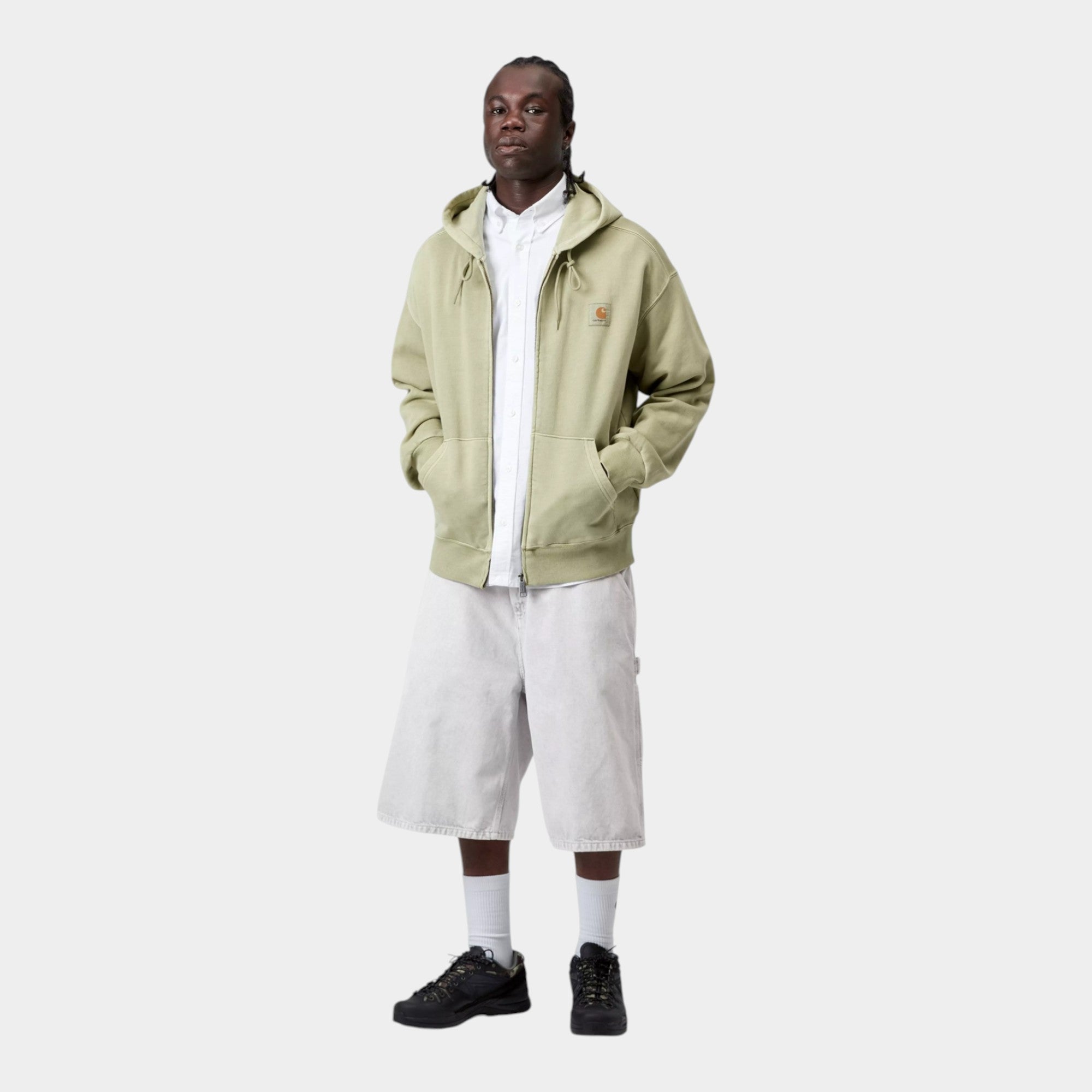 Carhartt Wip Shorts Og Single Knee - Denim ghiaccio