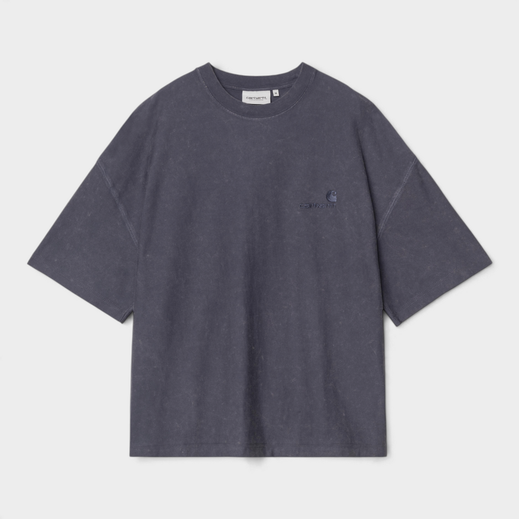Carhartt Wip T-shirt Lambert slavata - Blu