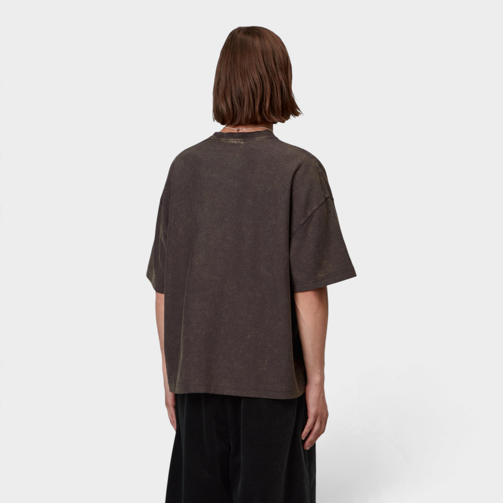 Carhartt Wip T-shirt Lambert slavata - Marrone