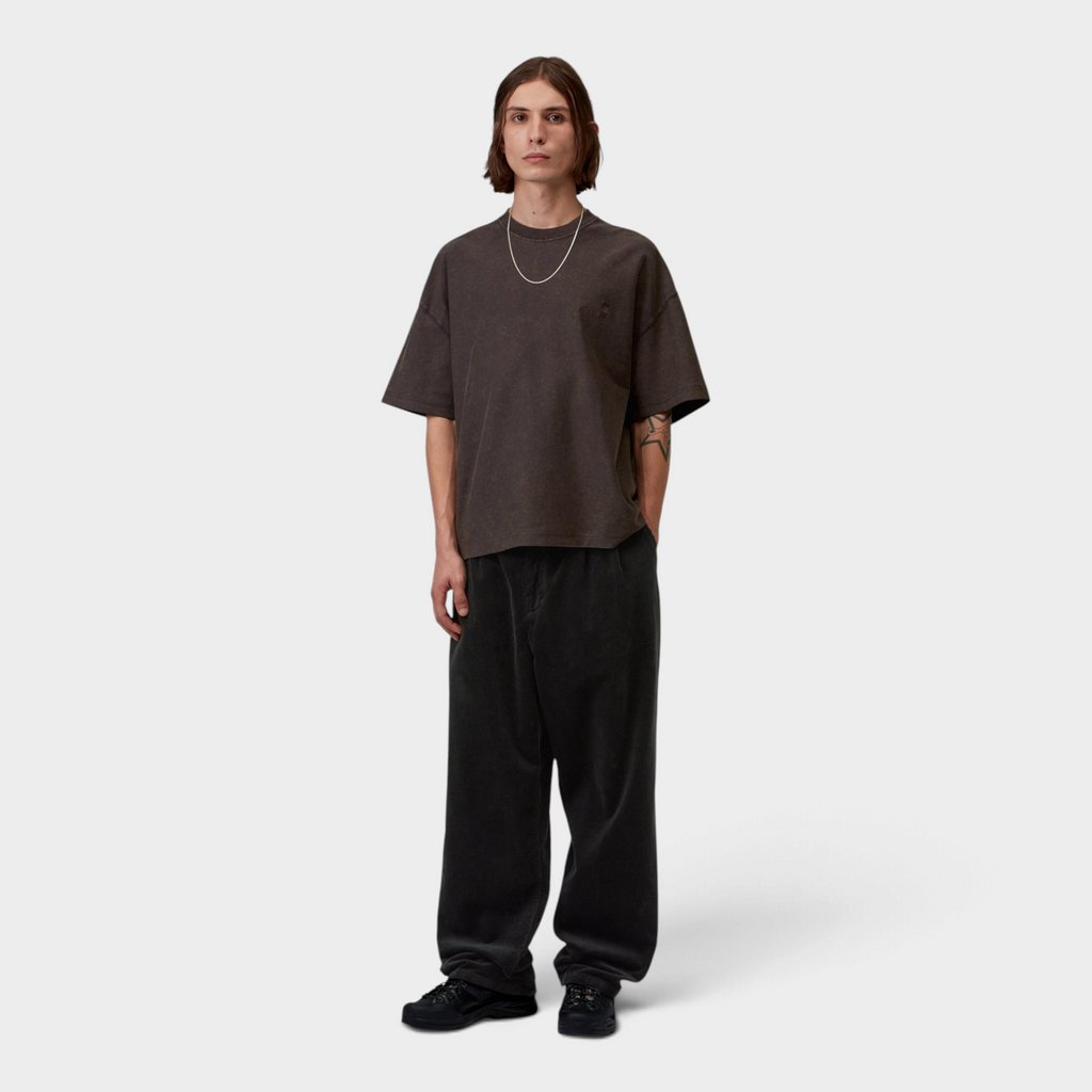 Carhartt Wip T-shirt Lambert slavata - Marrone