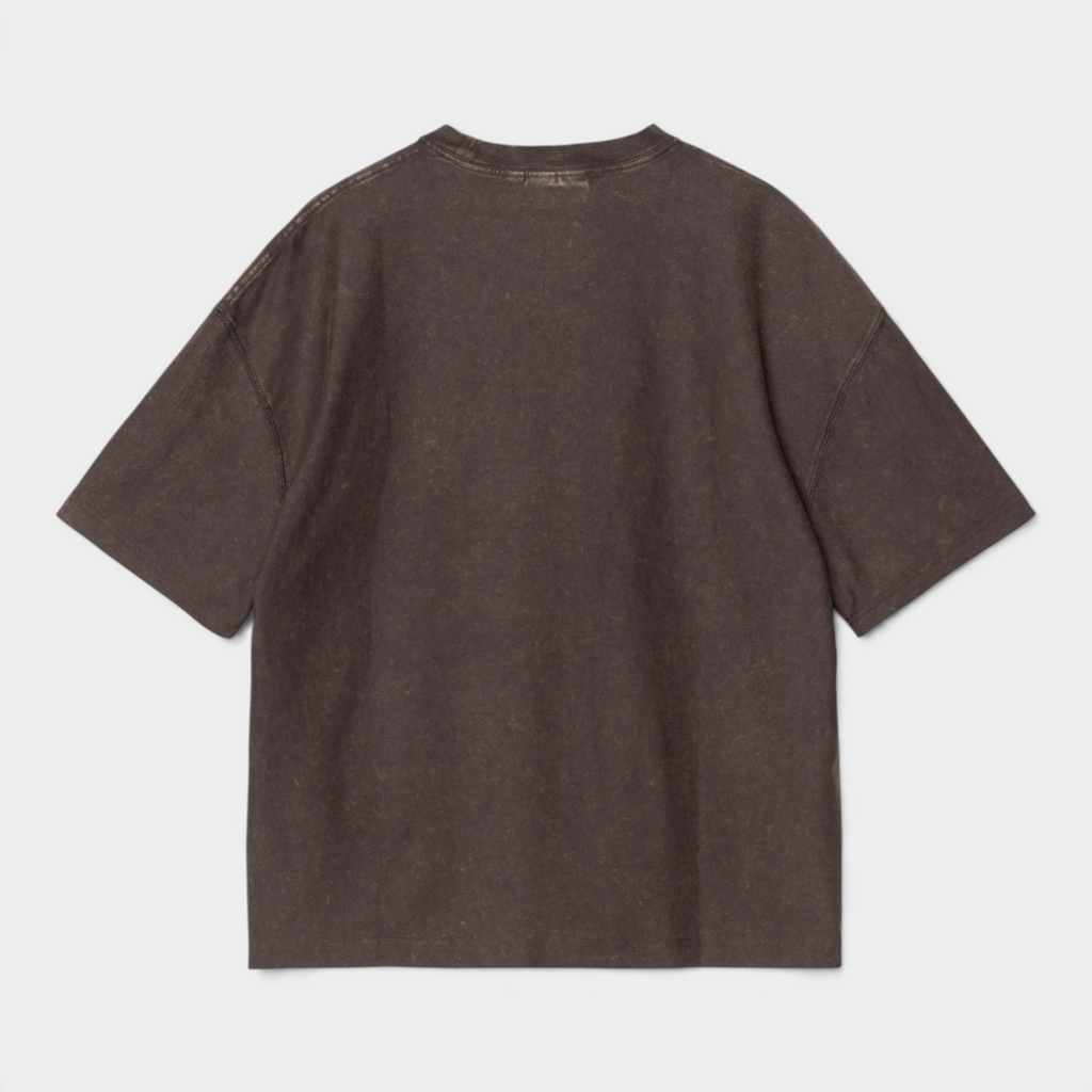 Carhartt Wip T-shirt Lambert slavata - Marrone