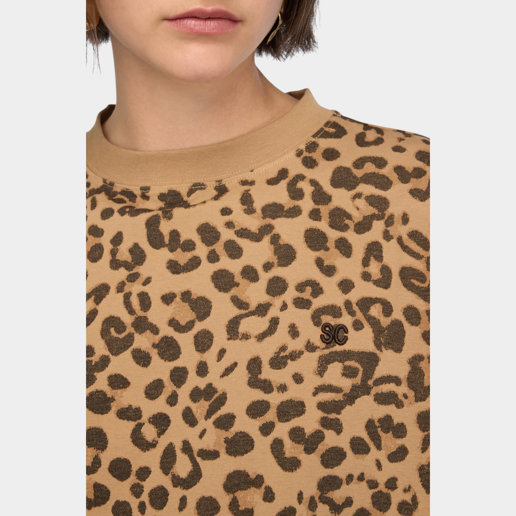 Semicouture Tee Shirt Neva - Leopardato