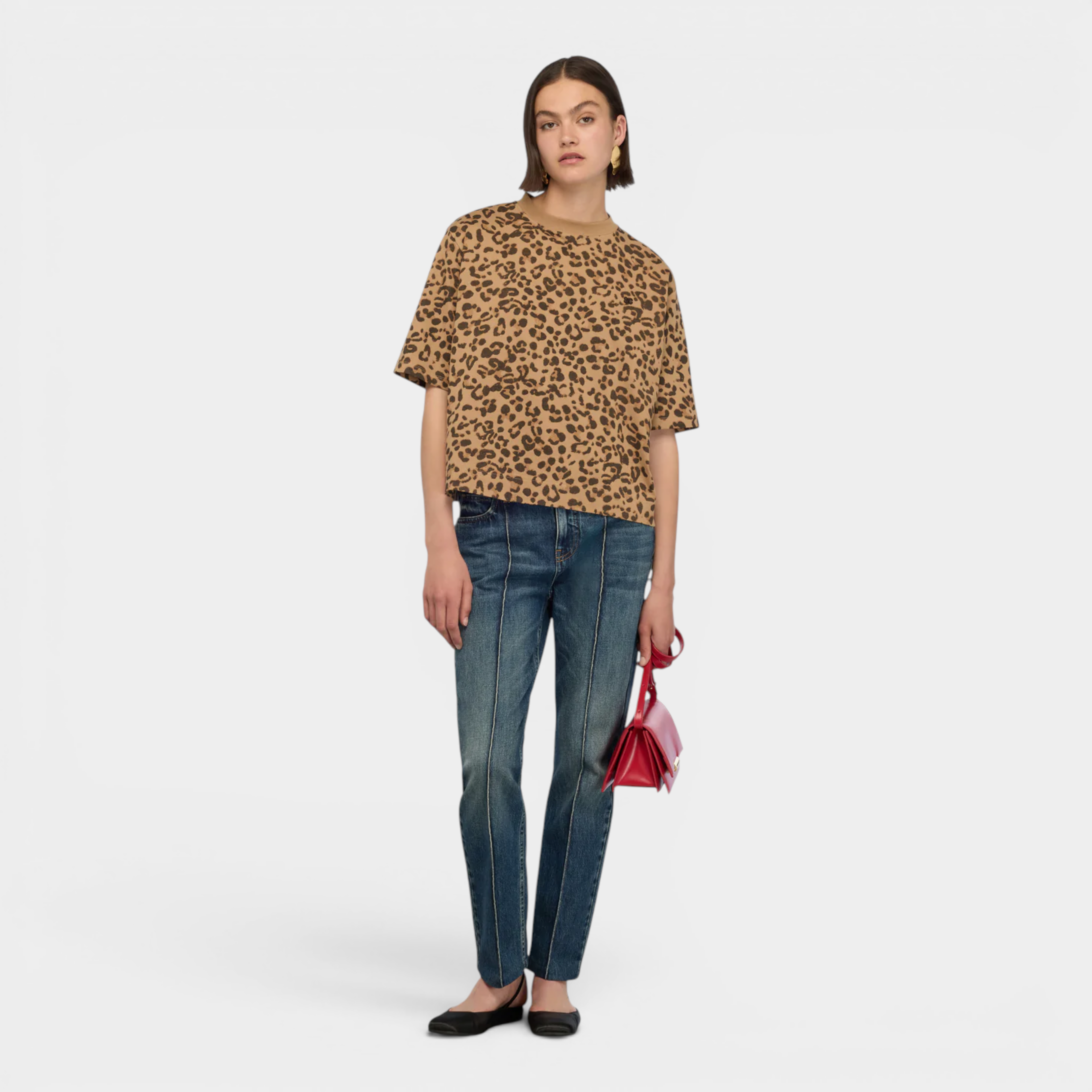 Semicouture Tee Shirt Neva - Leopardato