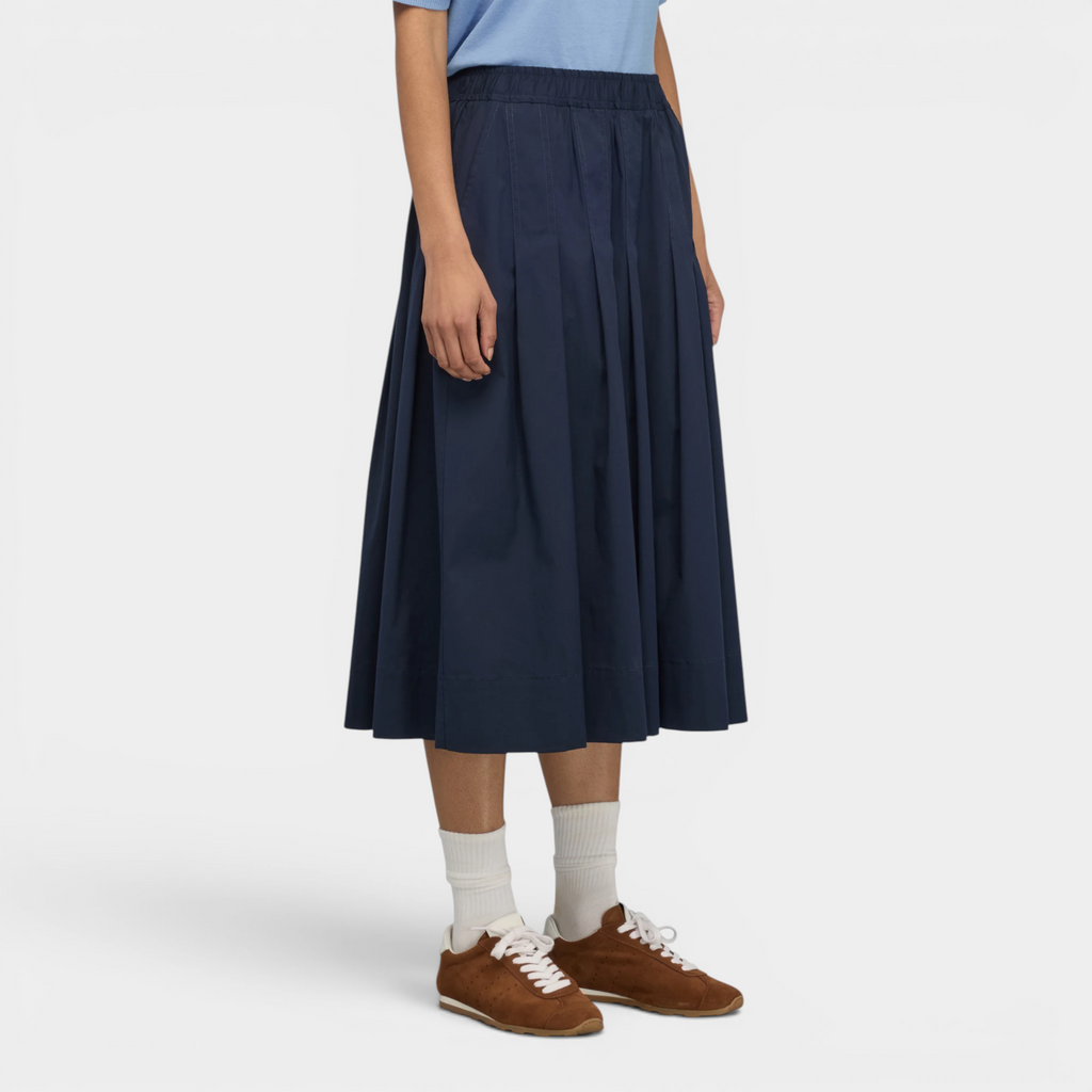 Semicouture Gonna a pieghe Gregoria - Blu