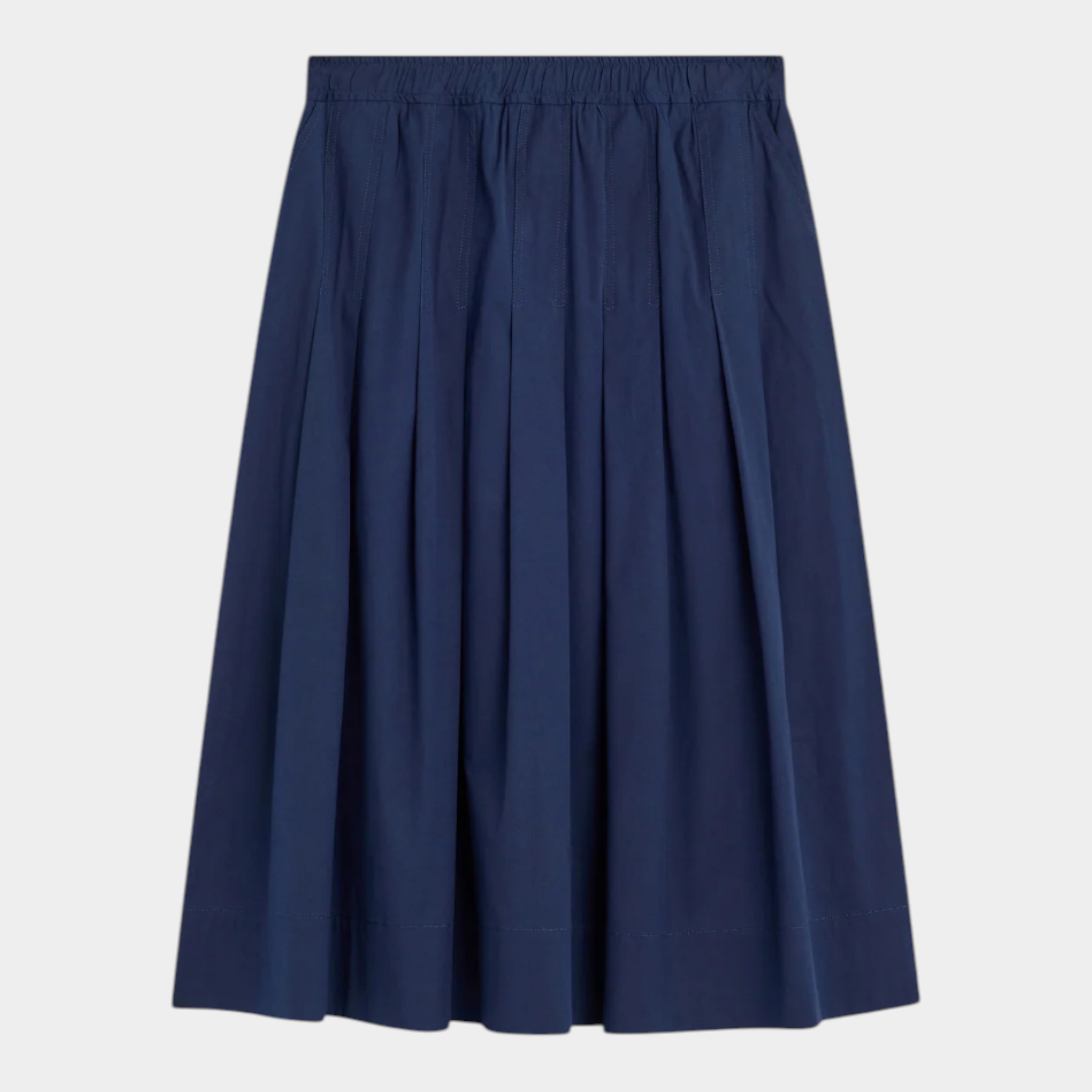 Semicouture Gonna a pieghe Gregoria - Blu