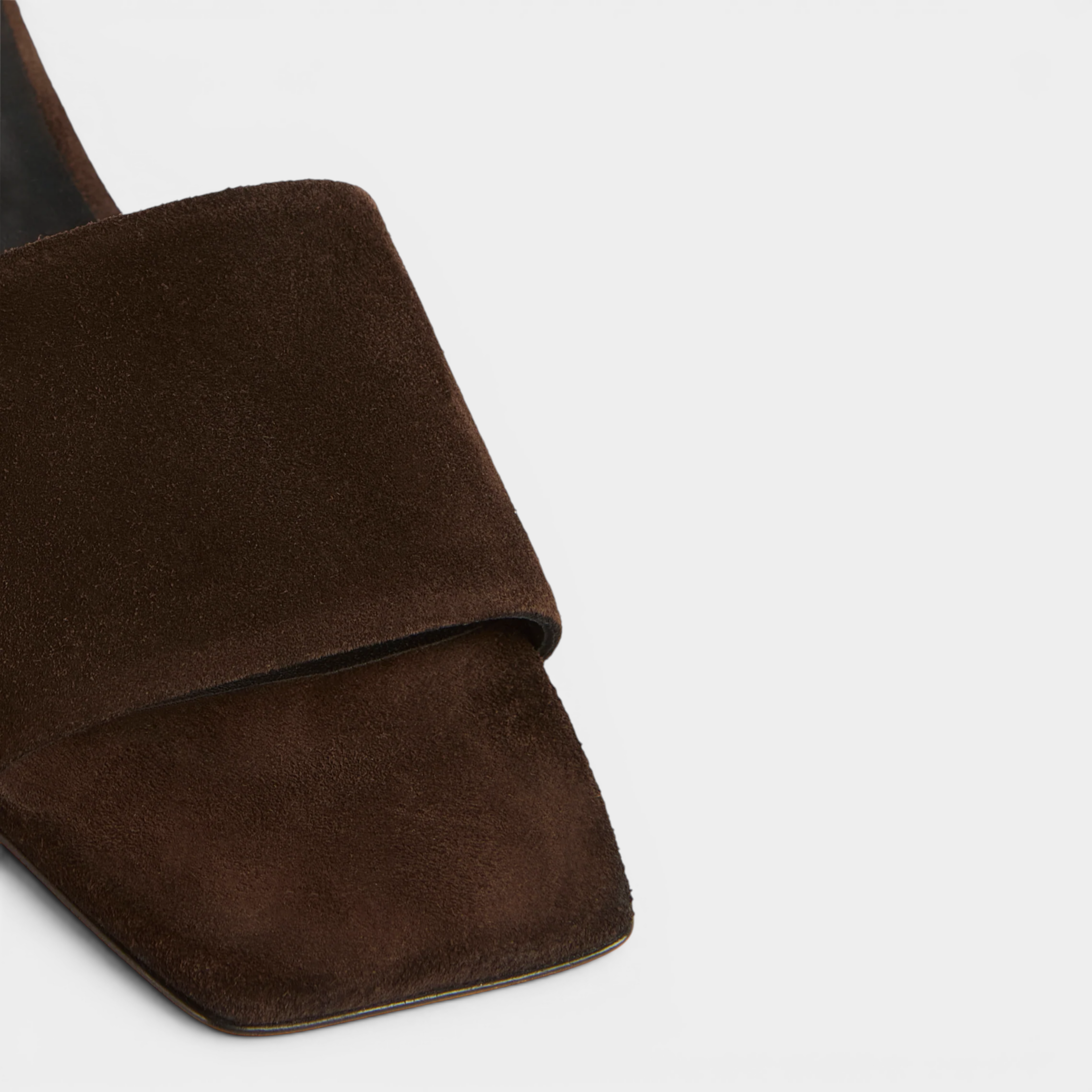 Semicouture Ciabatta in pelle Coolen - Marrone
