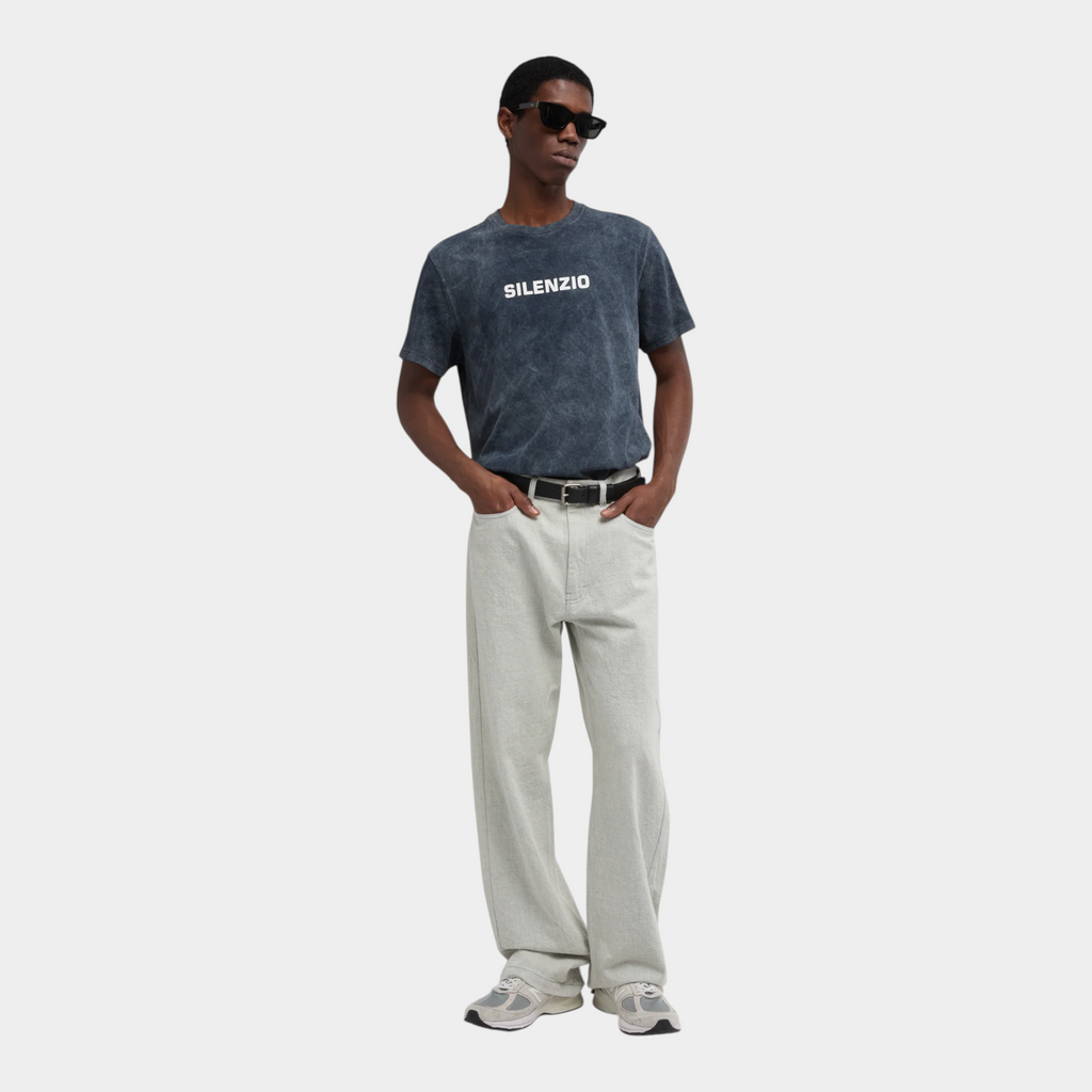 Aspesi Tee Shirt Silenzio Shady Effect - Blu