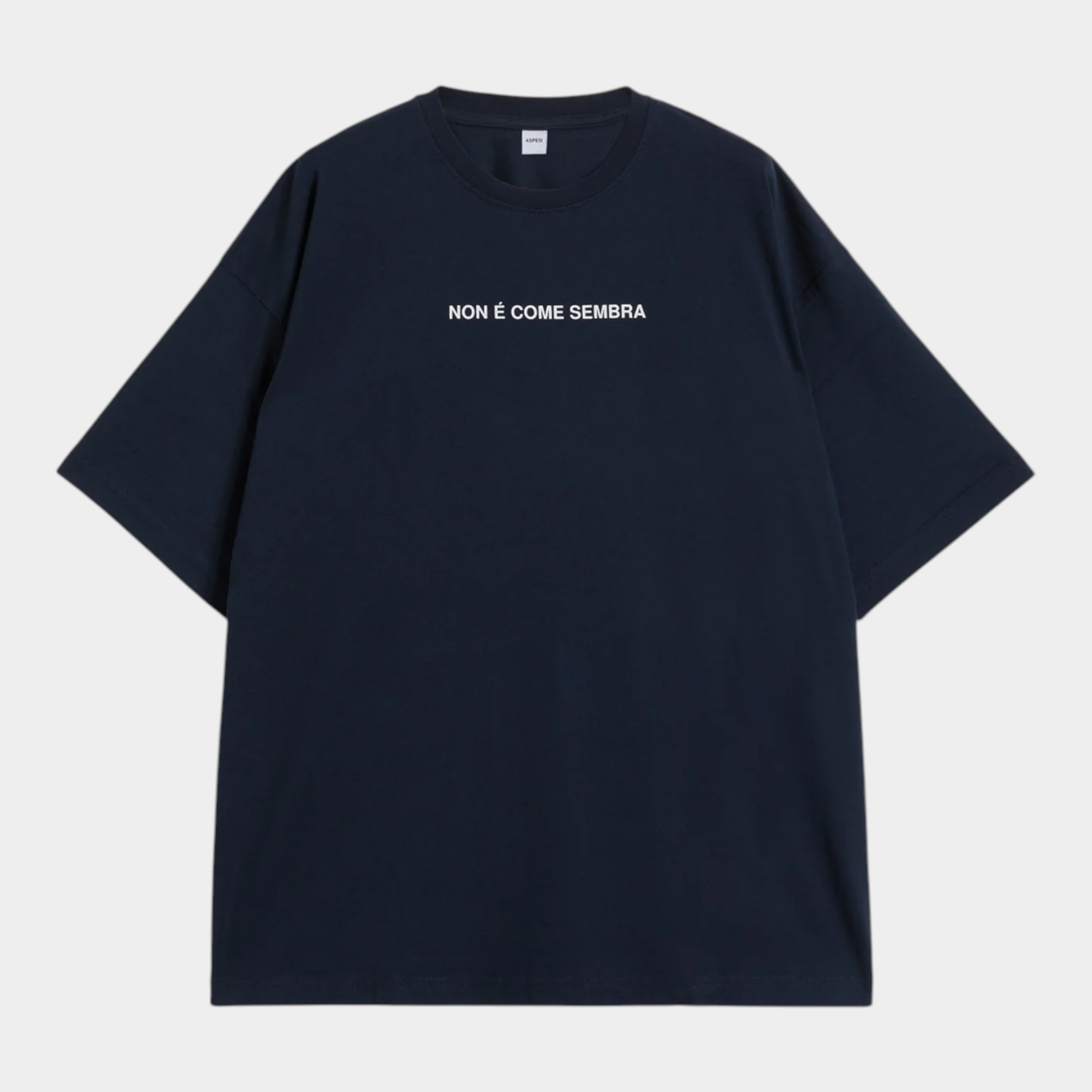 Aspesi Tee Shirt Non è come sembra - Blu