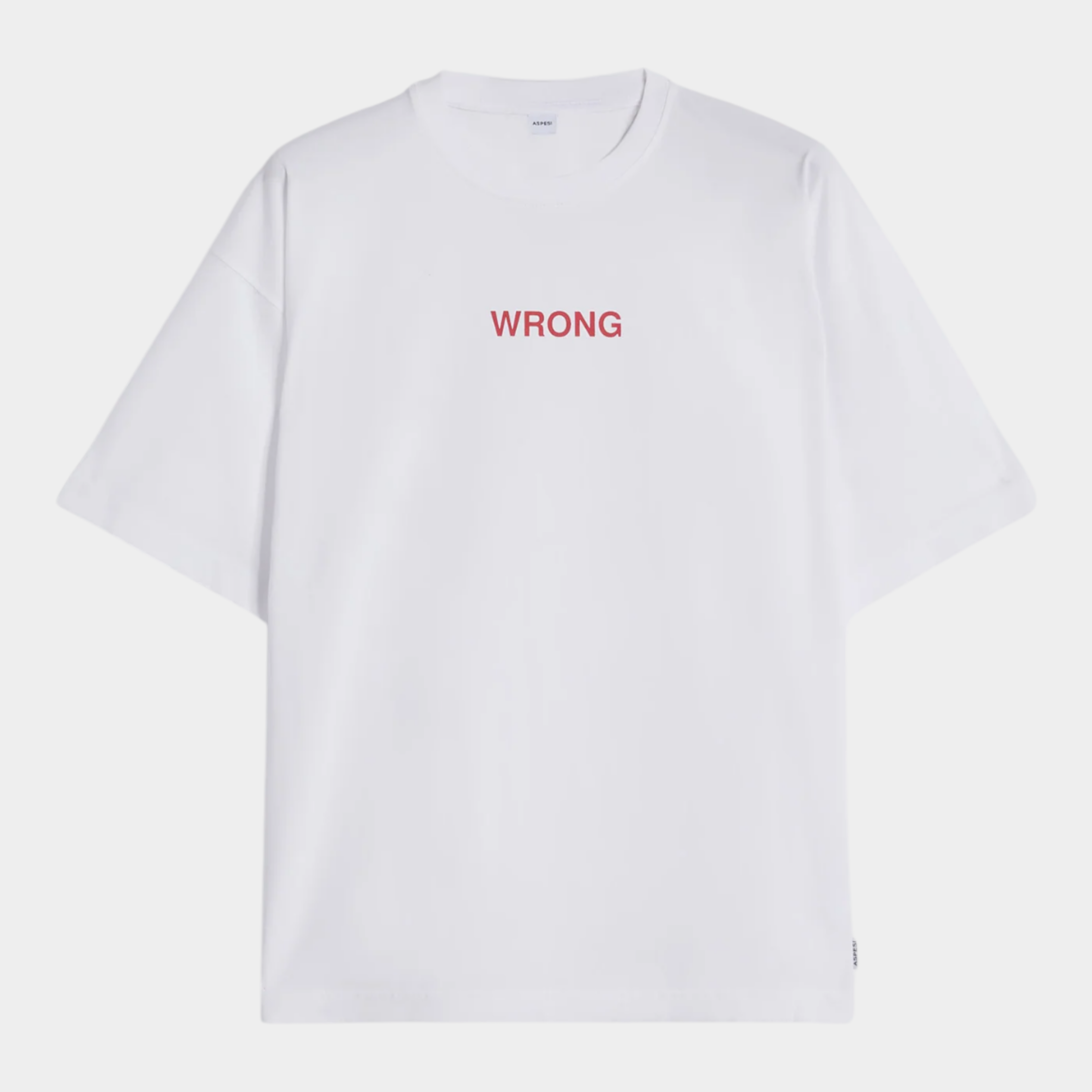 Aspesi Tee Shirt Wrong - Bianco