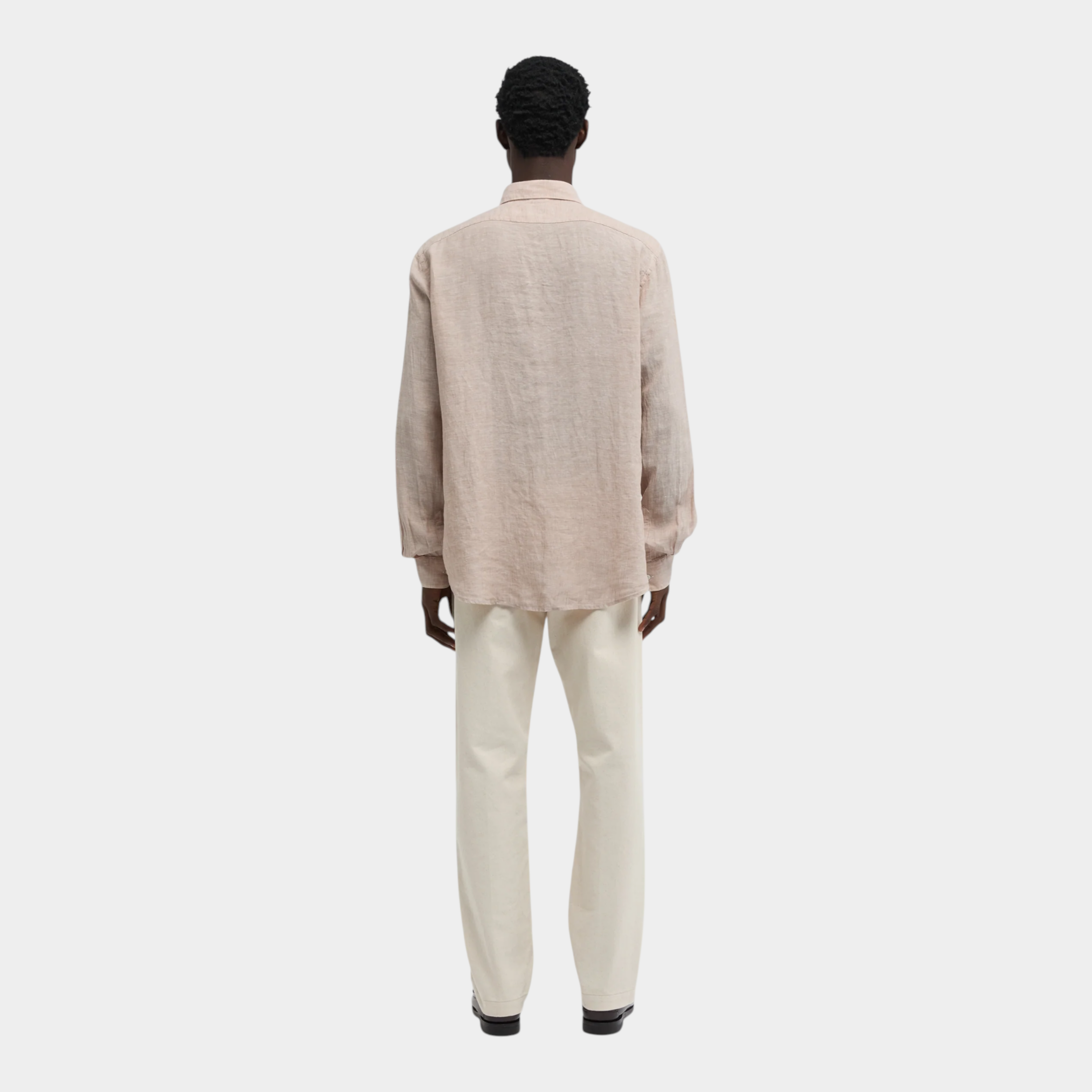 Aspesi Camicia Comma in lino delave - Beige