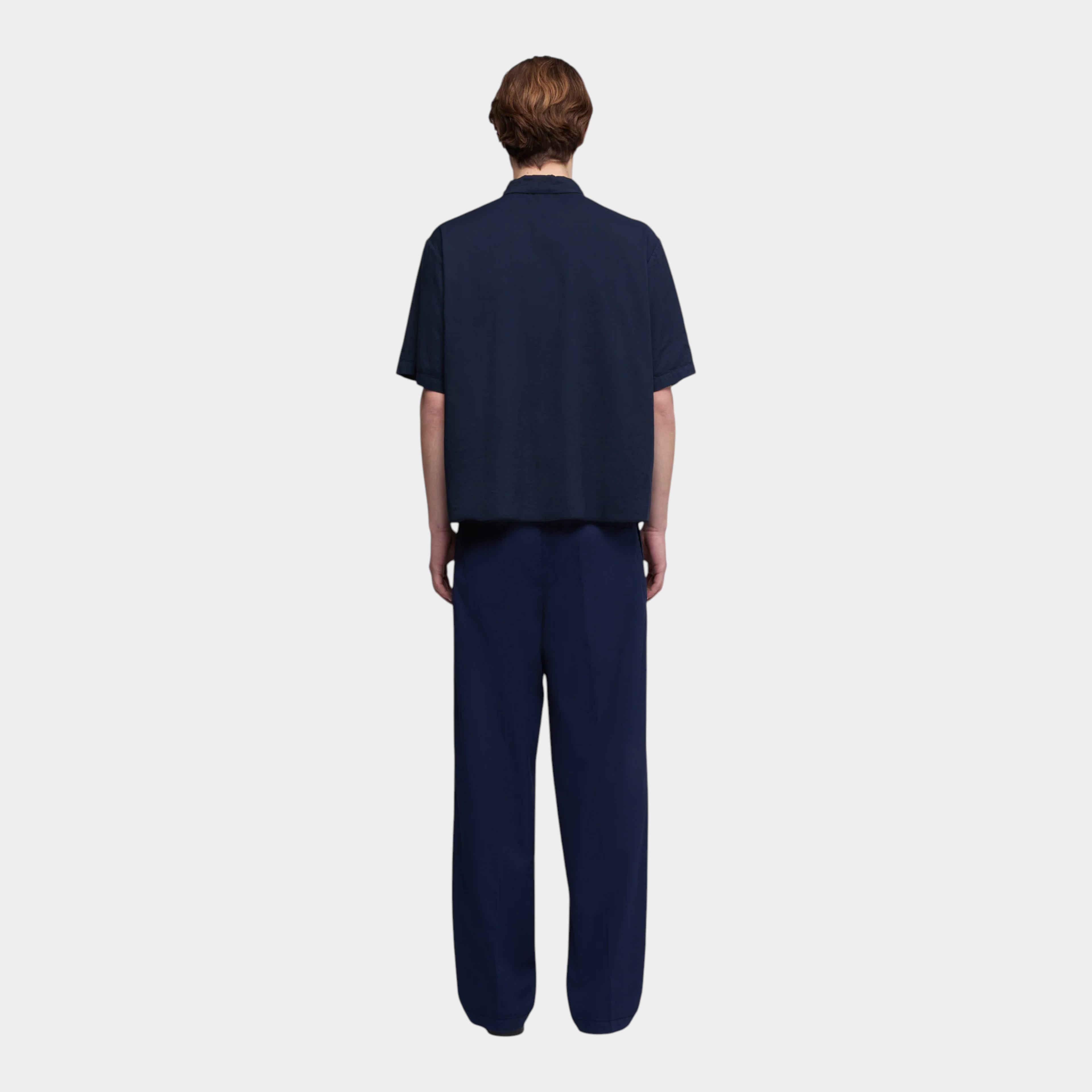 Aspesi Camicia bowling in voile di cotone - Blu