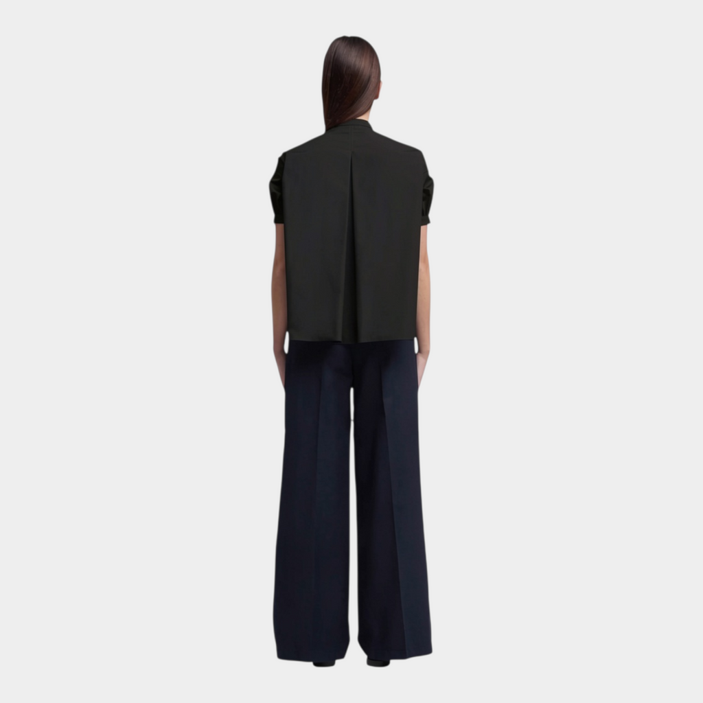 Aspesi Camicia manica corta in puro cotone - Nero