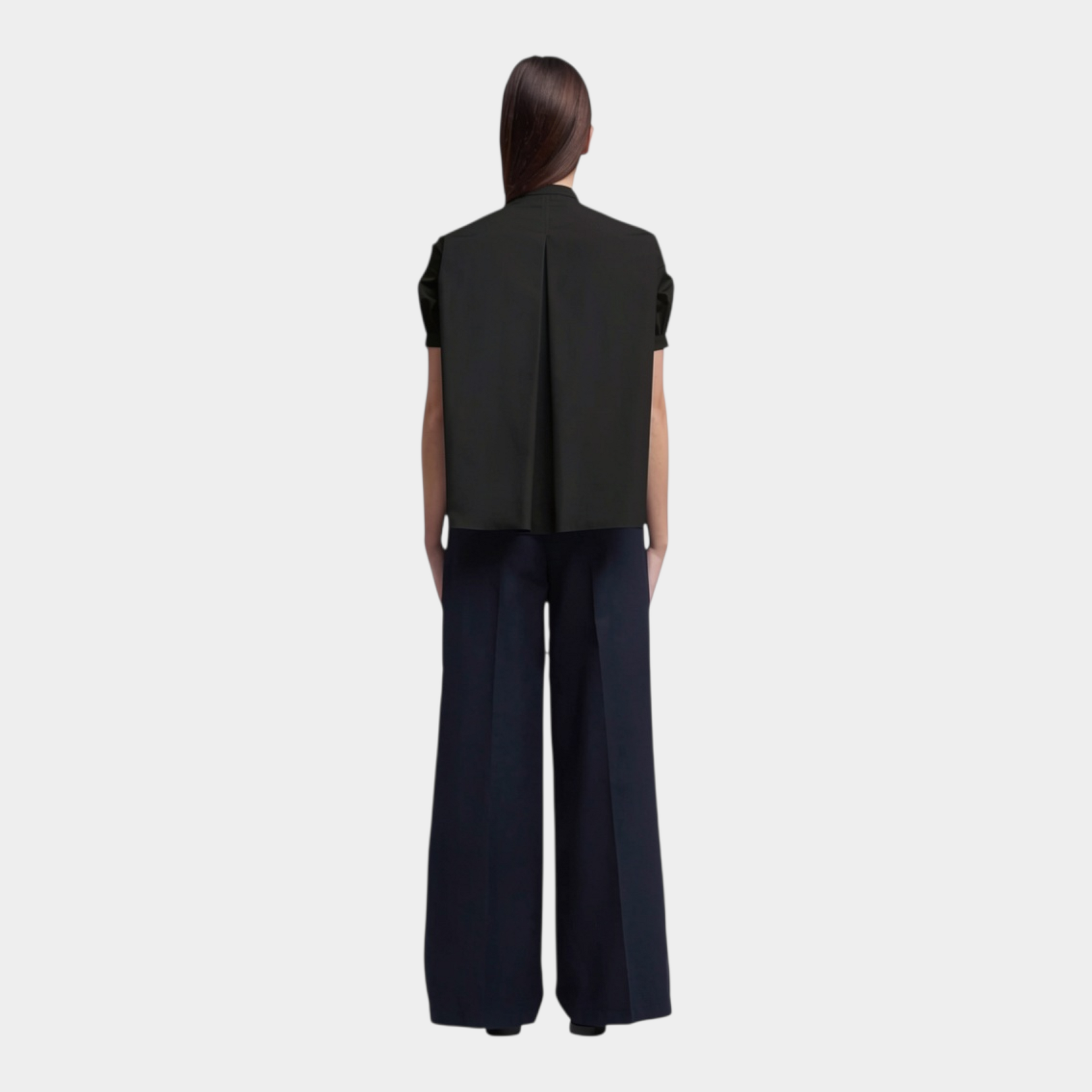 Aspesi Camicia manica corta in puro cotone - Nero