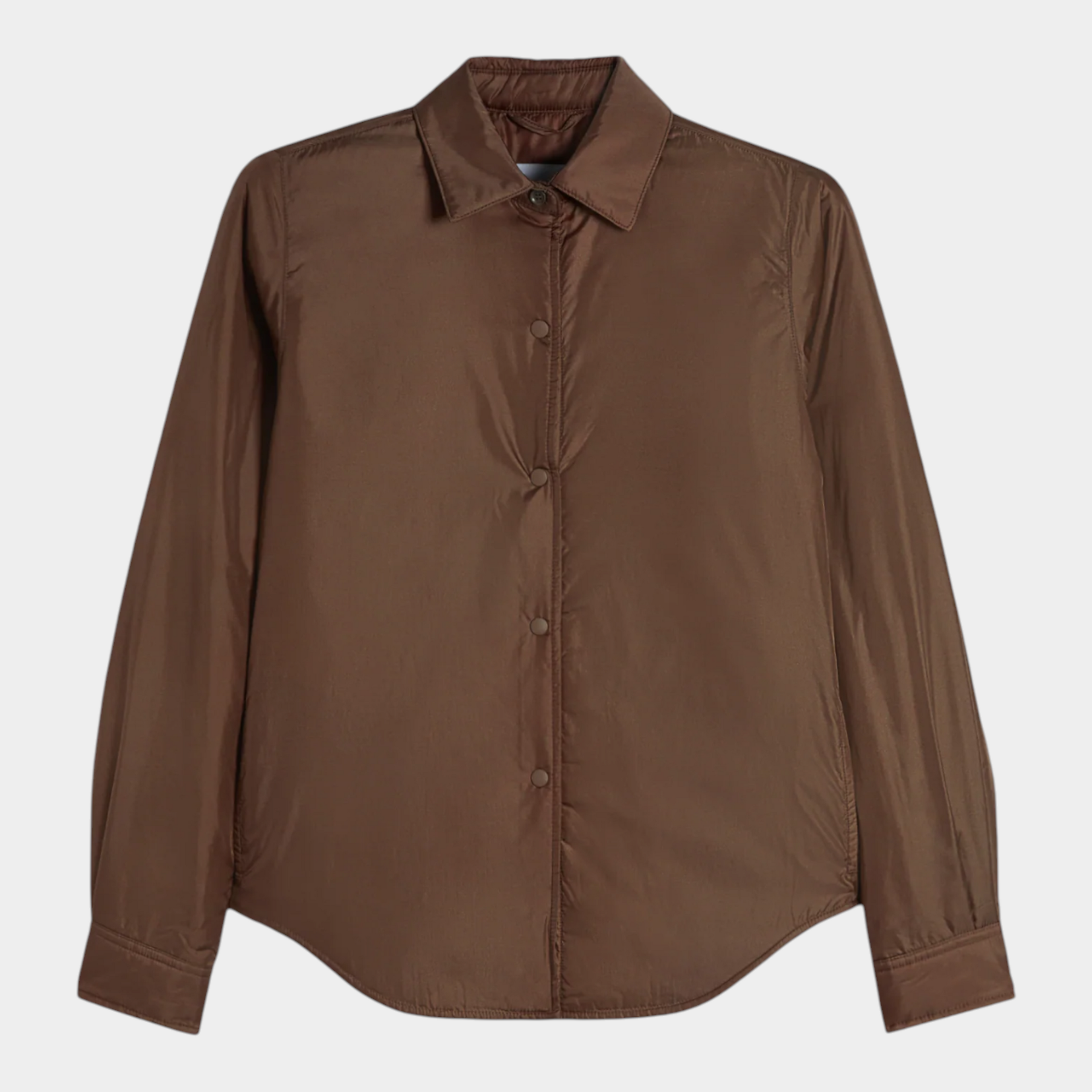 Aspesi Camicia Glue imbottita - Marrone