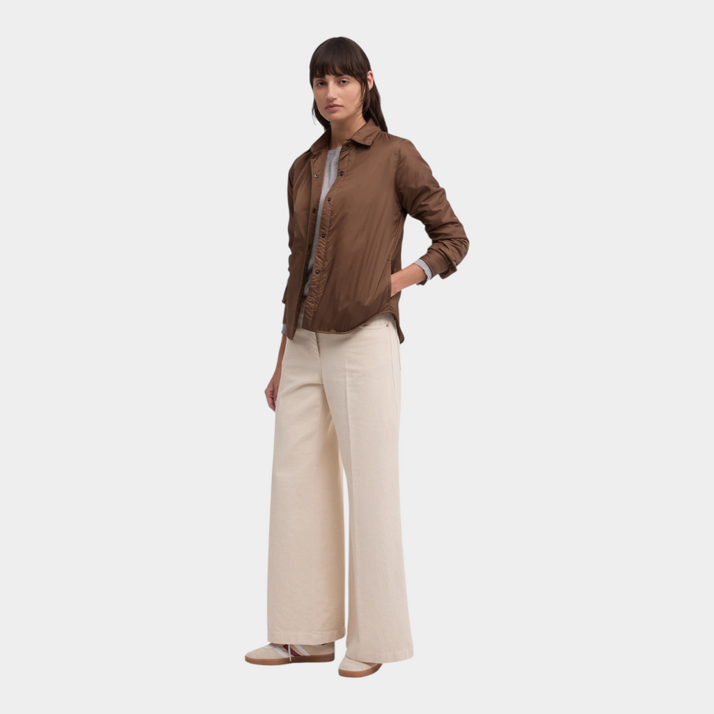 Aspesi Camicia Glue imbottita - Marrone