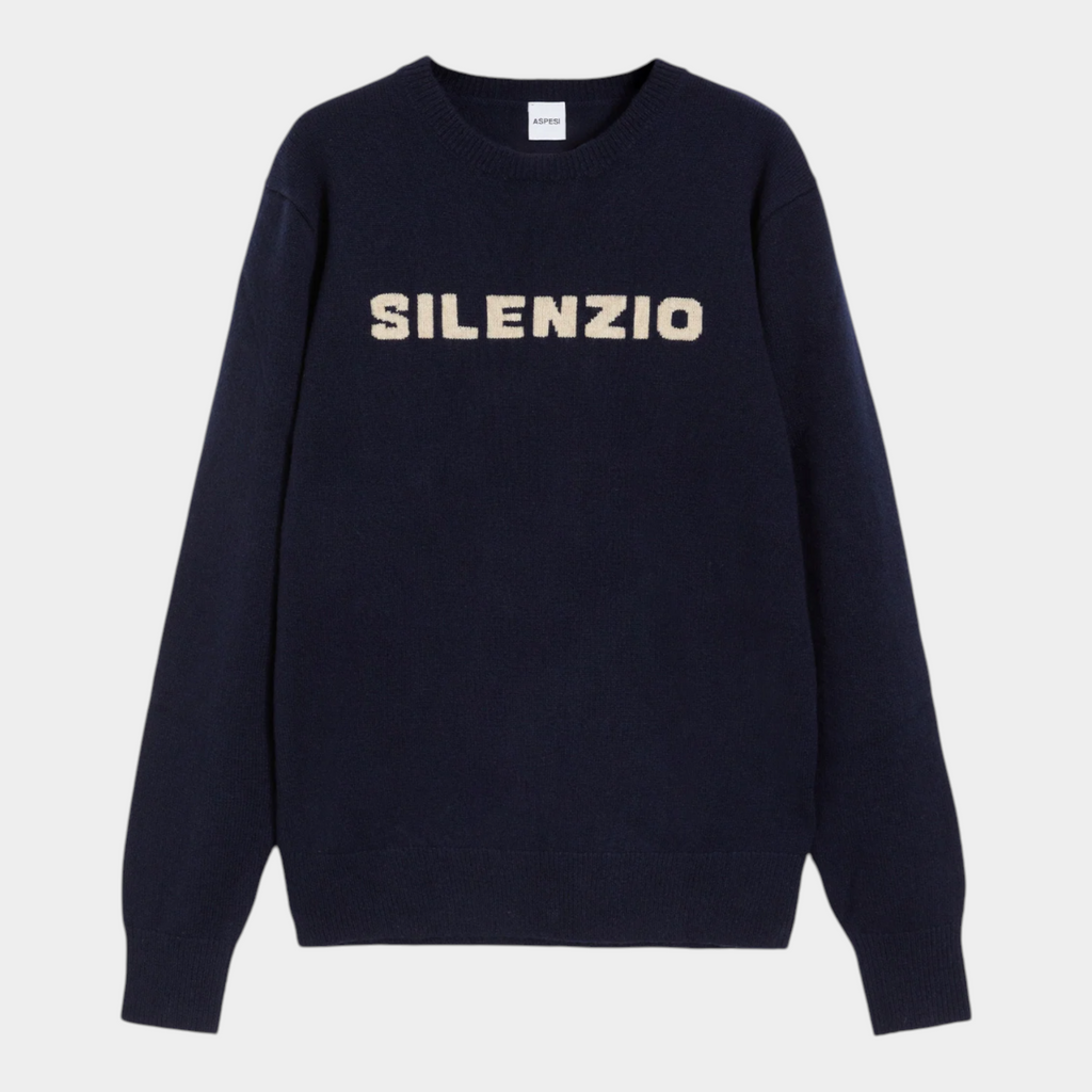 Aspesi Maglia Silenzio in cachemire - Blu