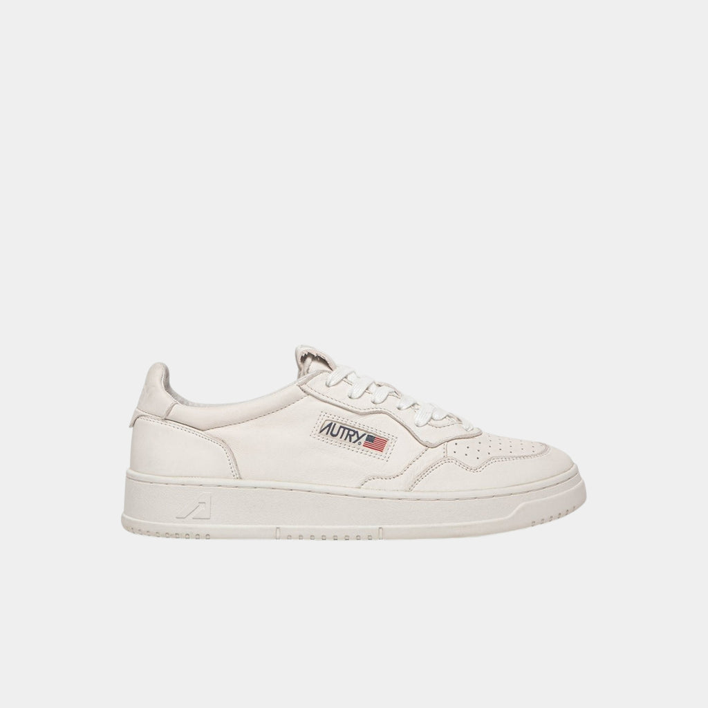 Autry Sneakers Medalist in pelle super soft - Bianco ottico