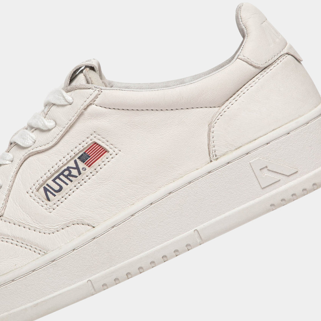 Autry Sneakers Medalist in pelle super soft - Bianco ottico