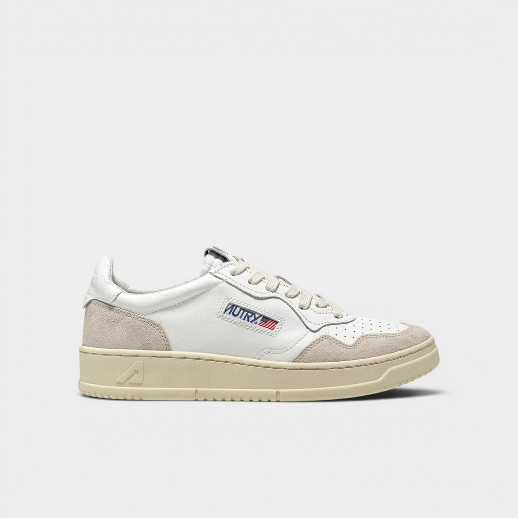 Autry Sneakers Medalist in pelle e suede - Bianco
