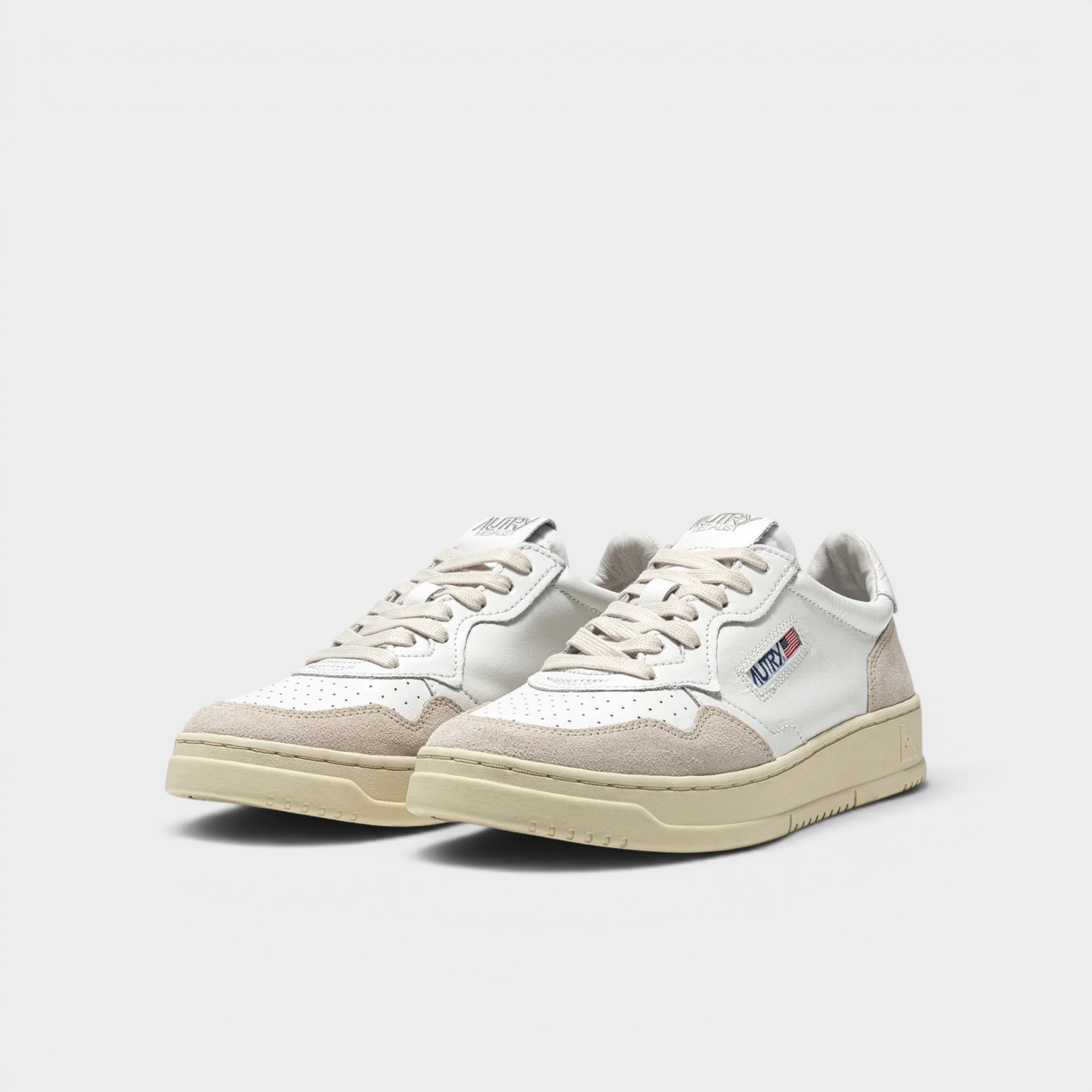 Autry Sneakers Medalist in pelle e suede - Bianco