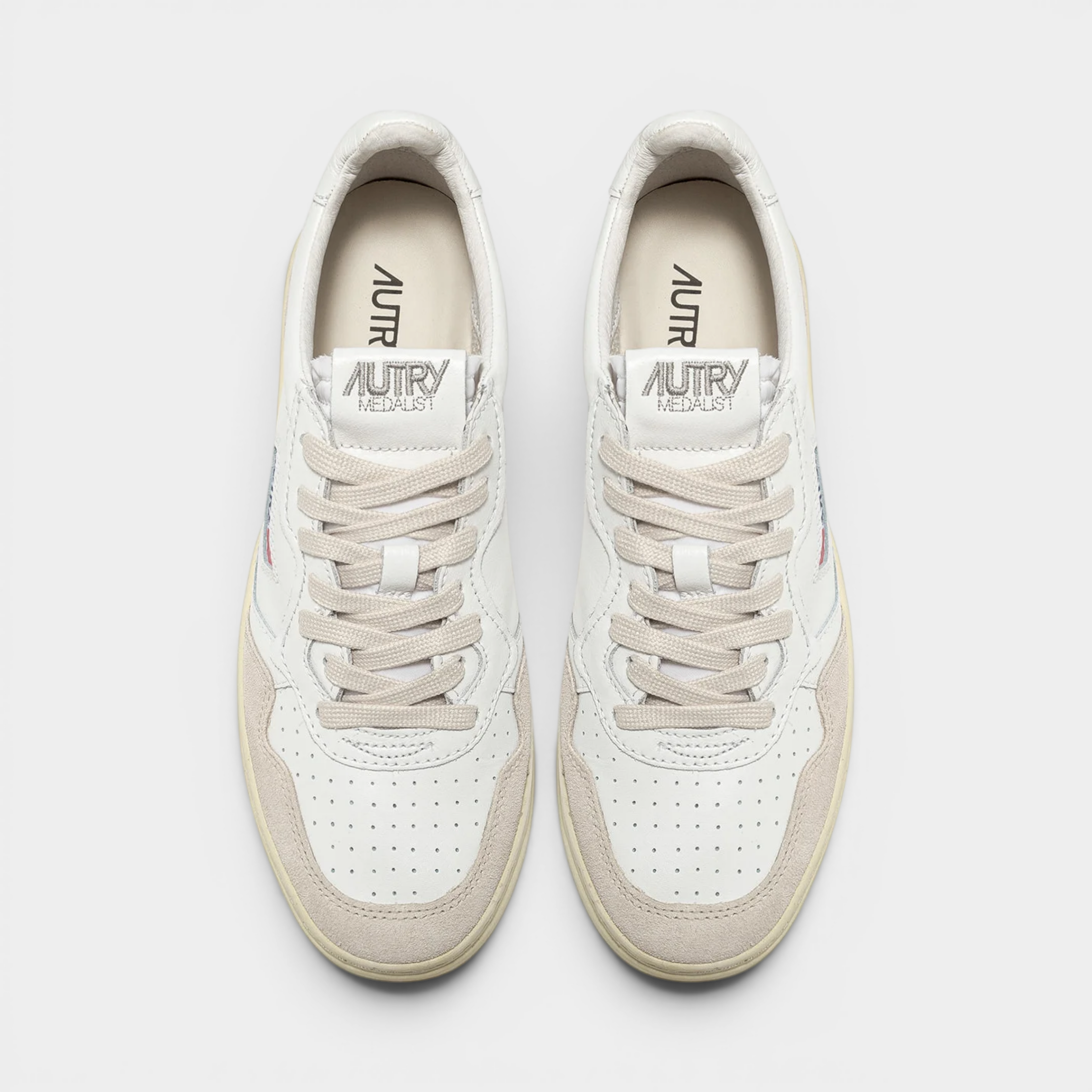 Autry Sneakers Medalist in pelle e suede - Bianco