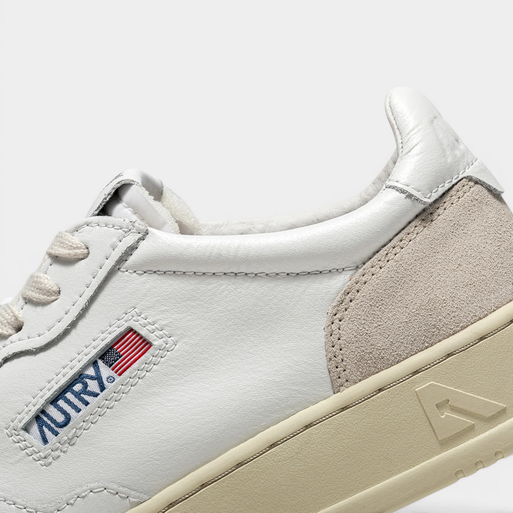Autry Sneakers Medalist in pelle e suede - Bianco