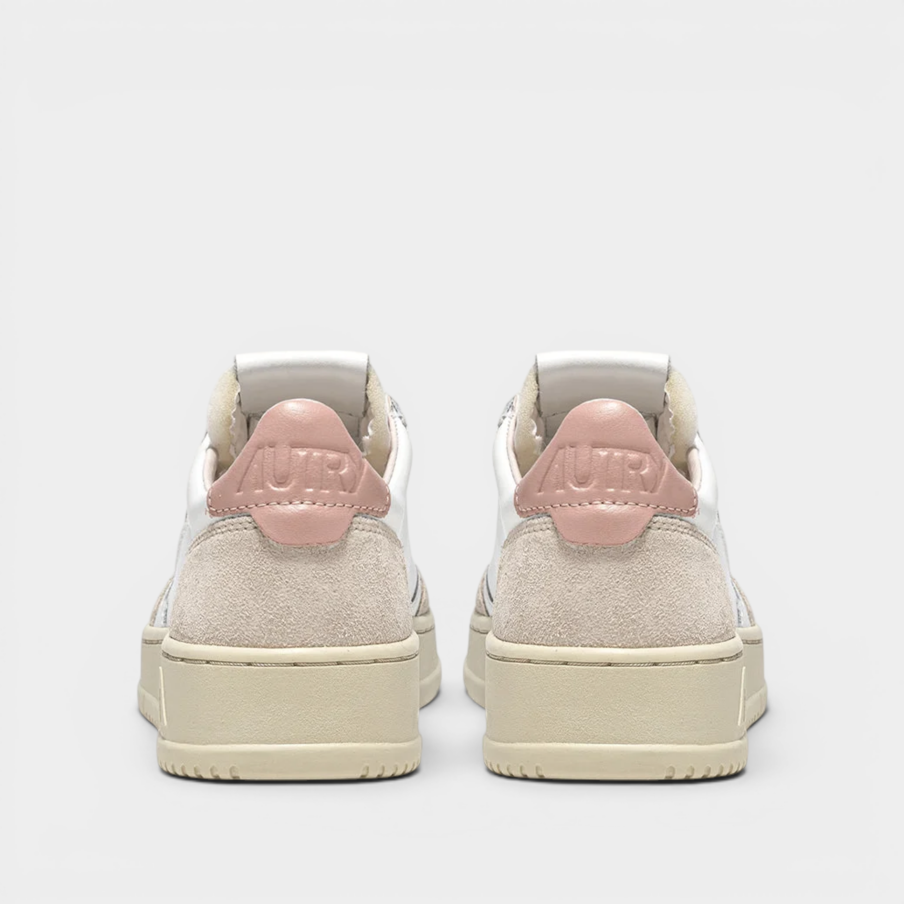 Autry Sneakers Medalist in pelle e suede - Bianco e Rosa