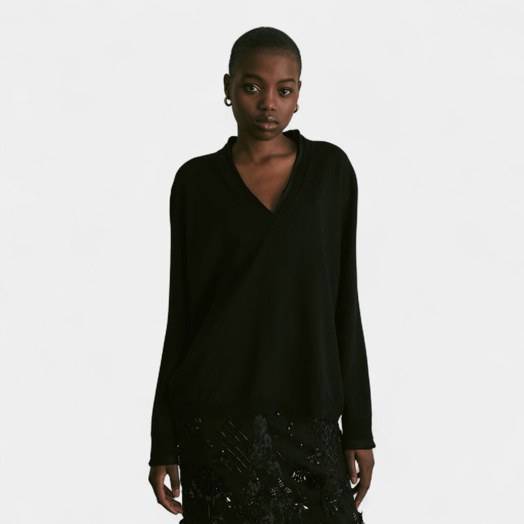 Semicouture Maglia Leya - Nero