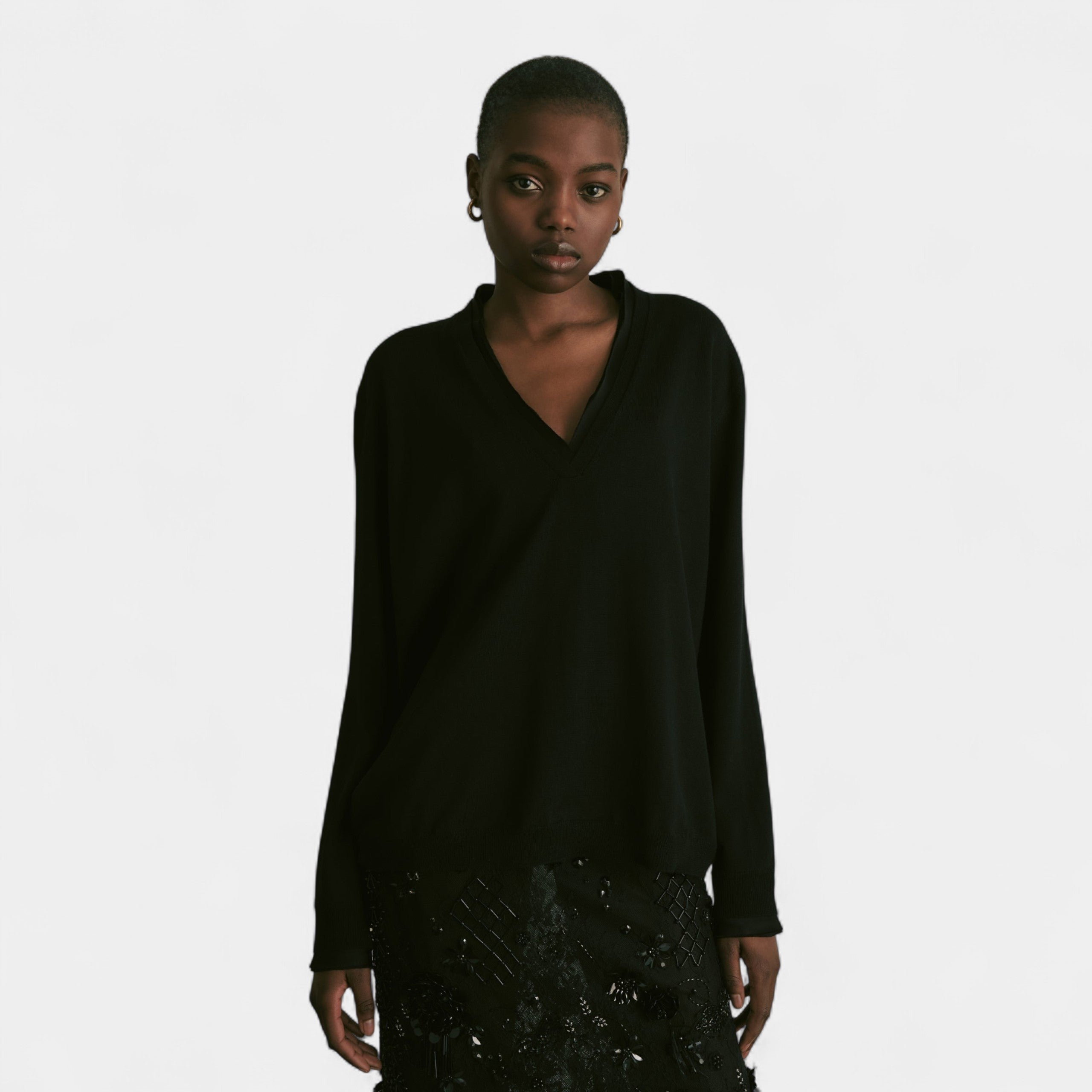 Semicouture Maglia Leya - Nero