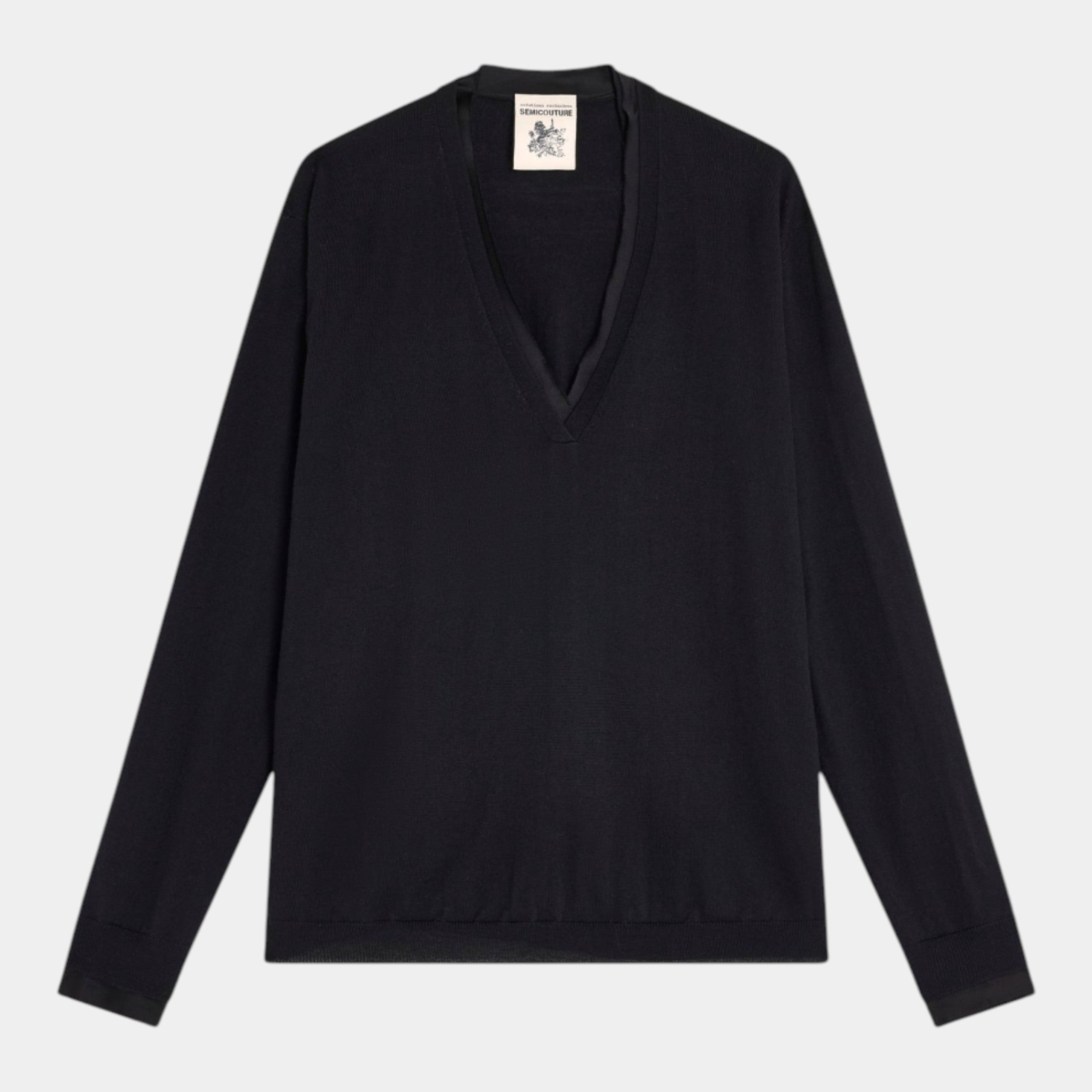 Semicouture Maglia Leya - Nero
